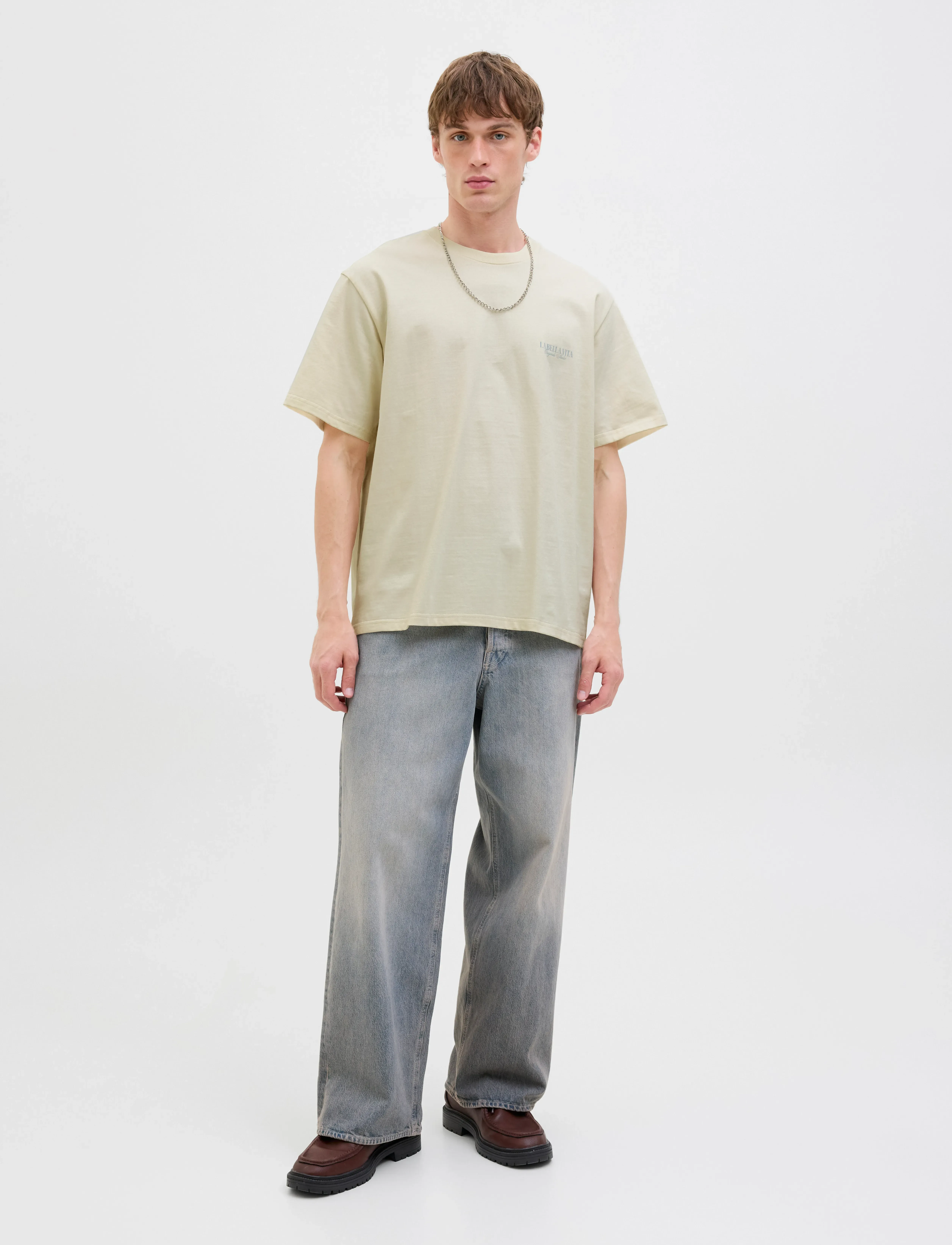 Jack & Jones - JORHYDRA PHOTO TEE SS CREW NECK - antique white - 5