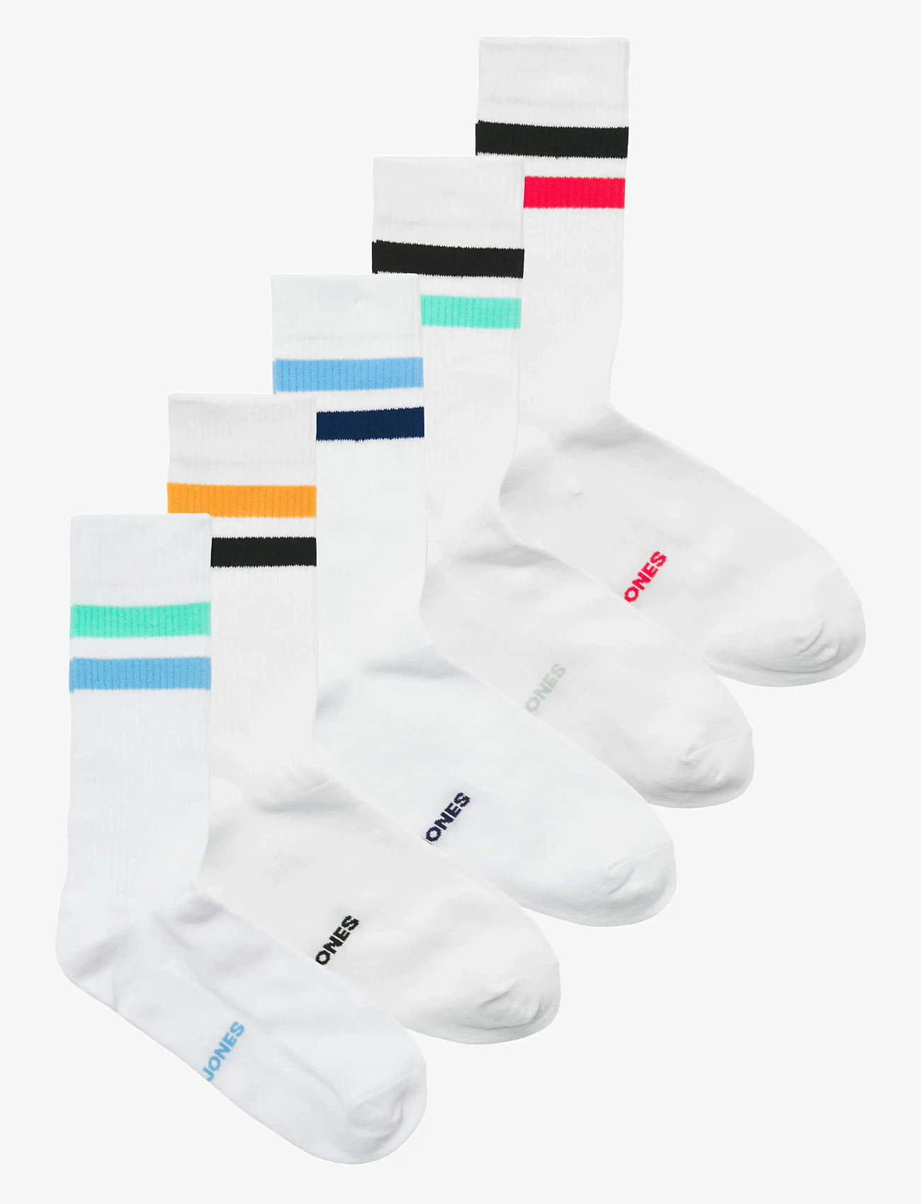 Jack & Jones - JACTIRANA TENNIS SOCKS 5 PACK - white - 1