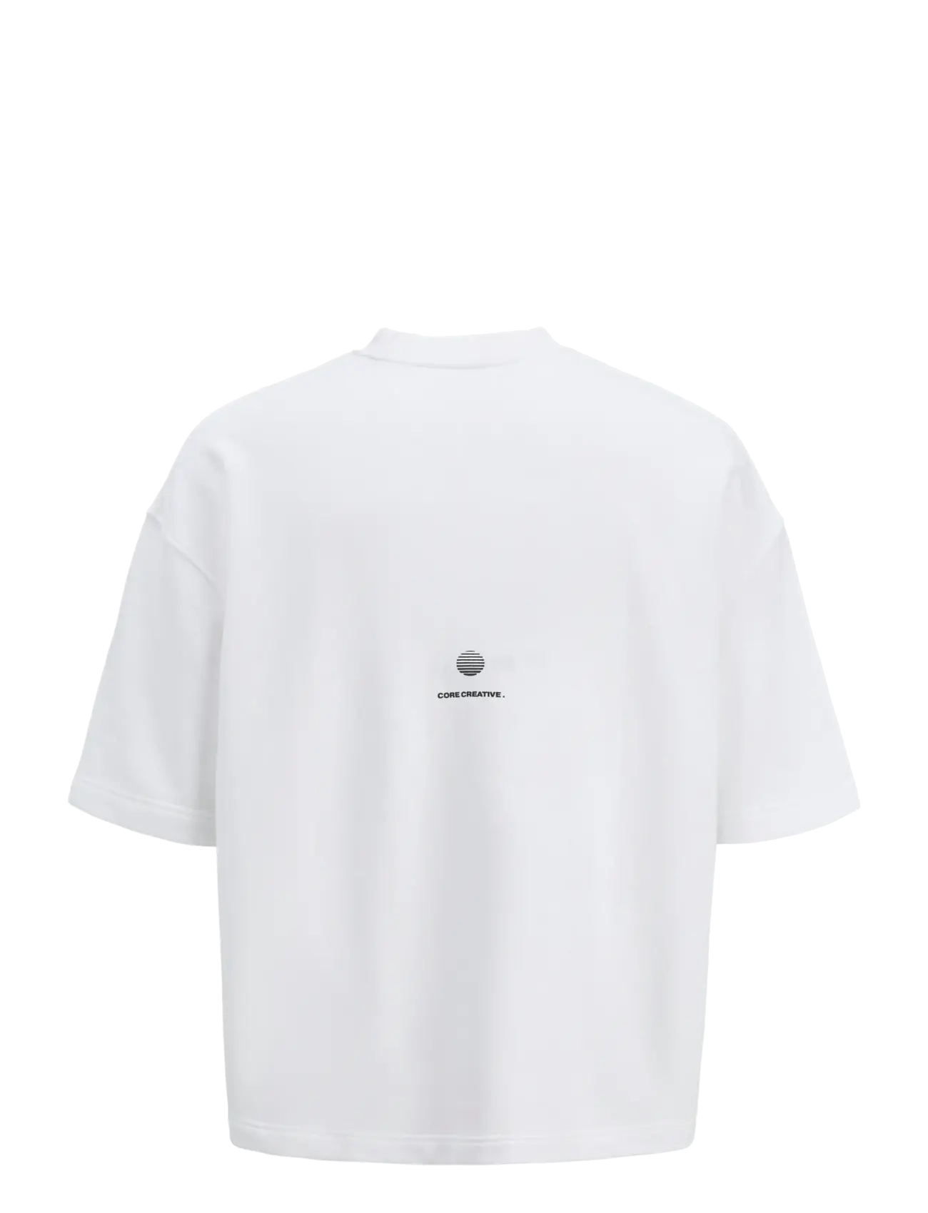 Jack & Jones - JCOINFINITY PRINT BACK SWEAT SS - kortärmade t-shirts - bright white - 2