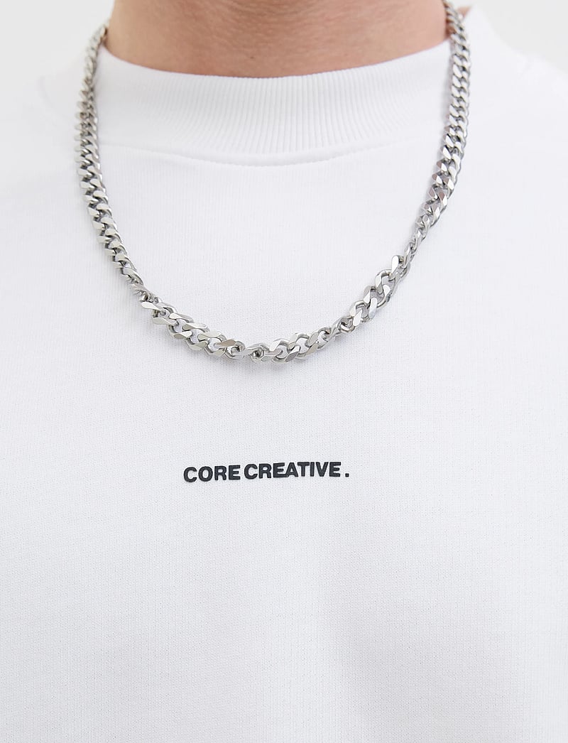 Jack & Jones - JCOINFINITY PRINT BACK SWEAT SS - kurzärmelig - bright white - 5