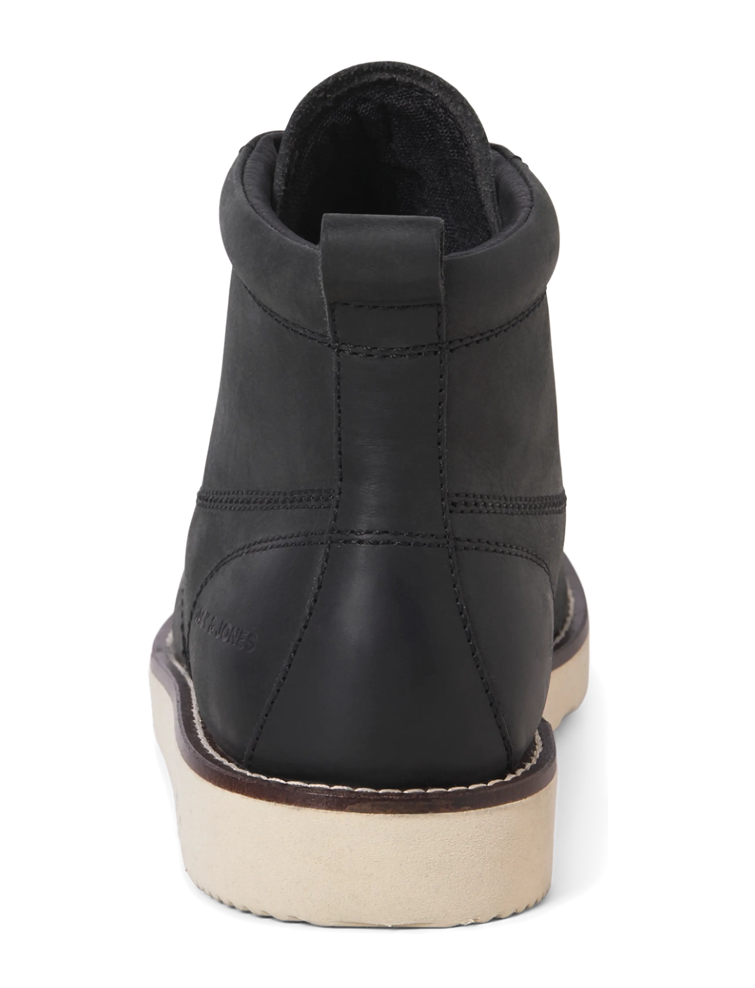 Jack & Jones - JFWTORONTO LEATHER BOOT LN - schnürstiefel - black - 3
