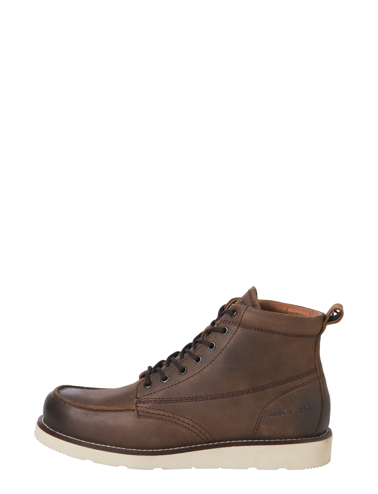 Jack & Jones JFWTORONTO LEATHER BOOT LN - Schuhe - BROWN STONE / brown
