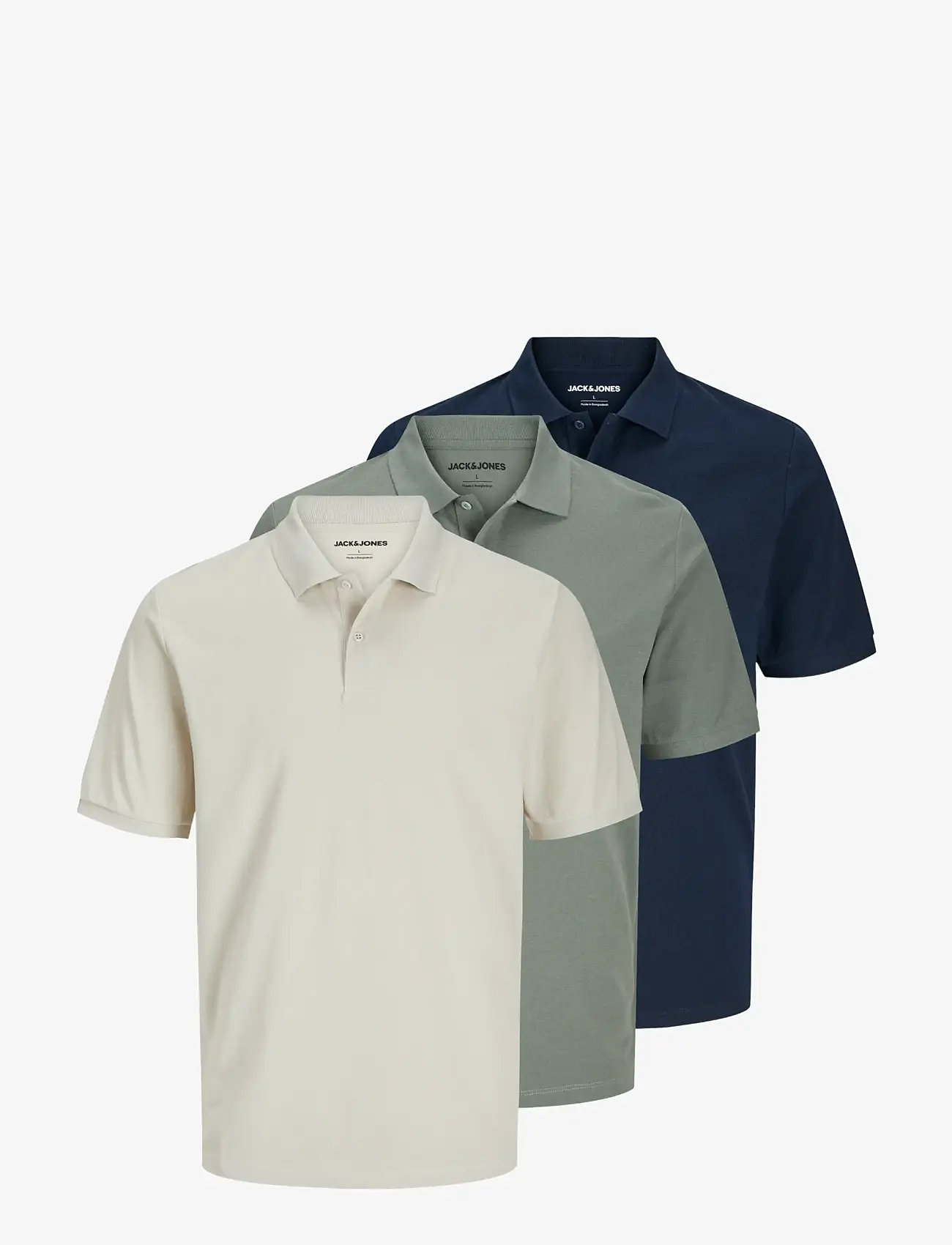 Jack & Jones - JJKANE POLO SS 3PK MP - short-sleeved polos - sky captain - 1