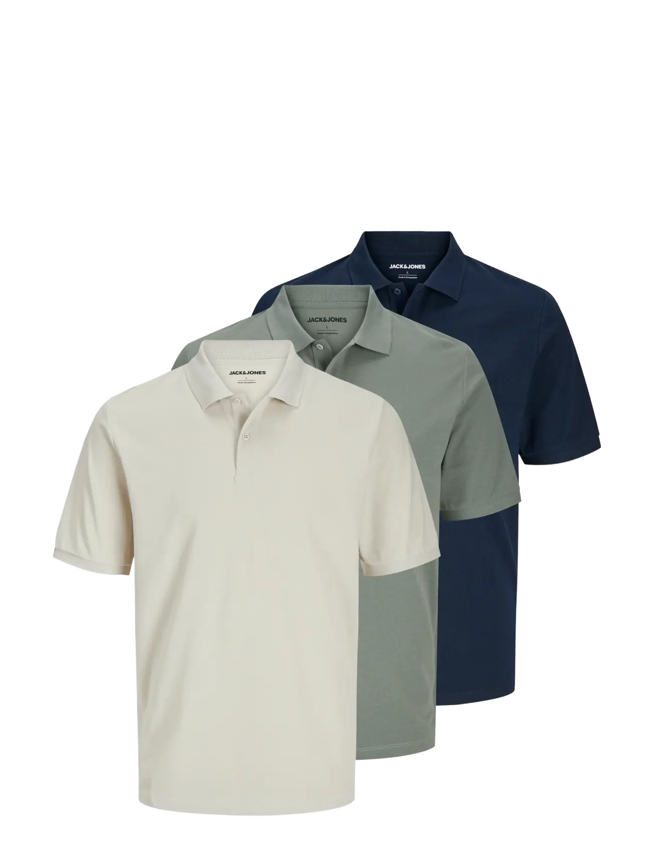 Jack & Jones - JJKANE POLO SS 3PK MP - kurzärmelig - sky captain - 1