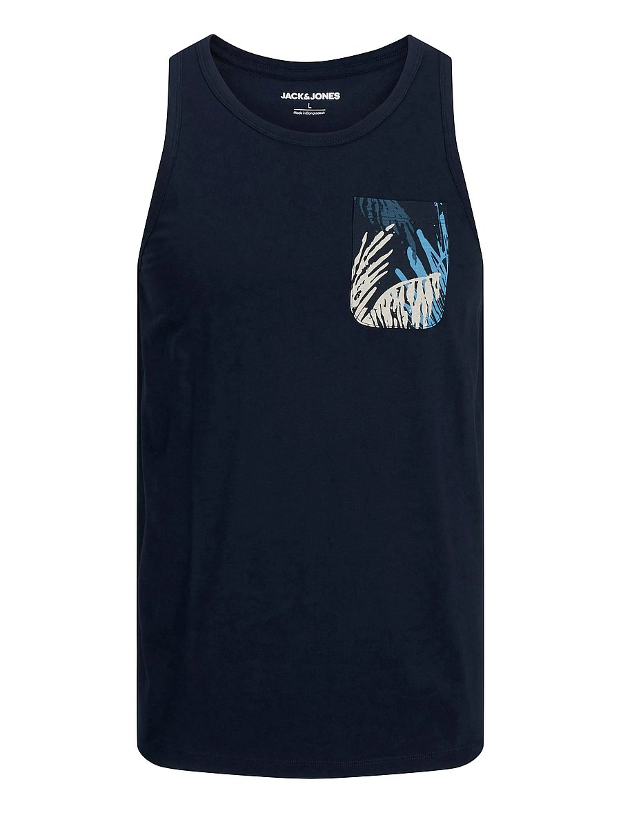 Jack & Jones - JJHAWAII POCKET TANKTOP SL 2PK MP - white - 0