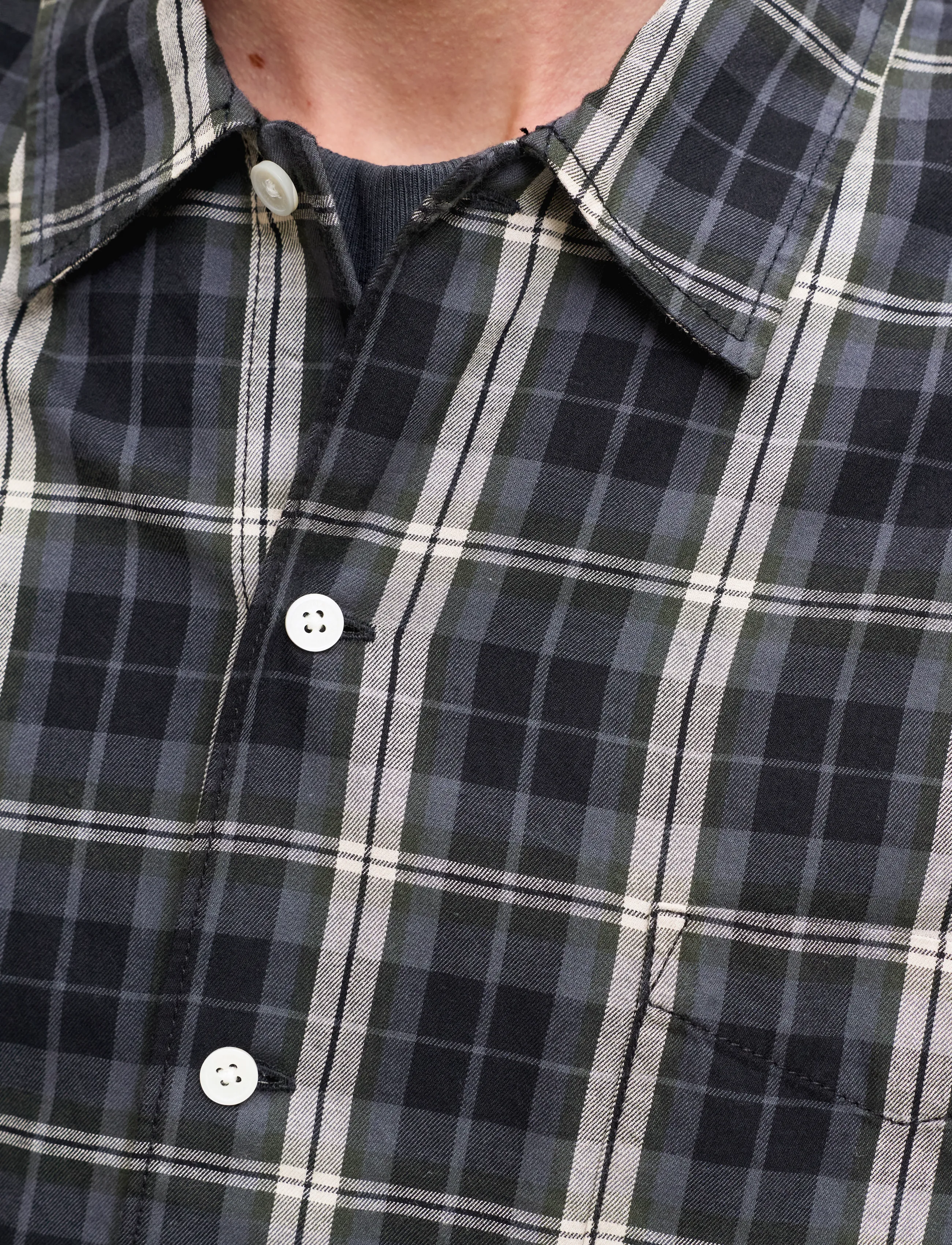 JACK & JONES Joraustin Clean Check Shirt Ls Sn rutiga skjortor herr – bild 6