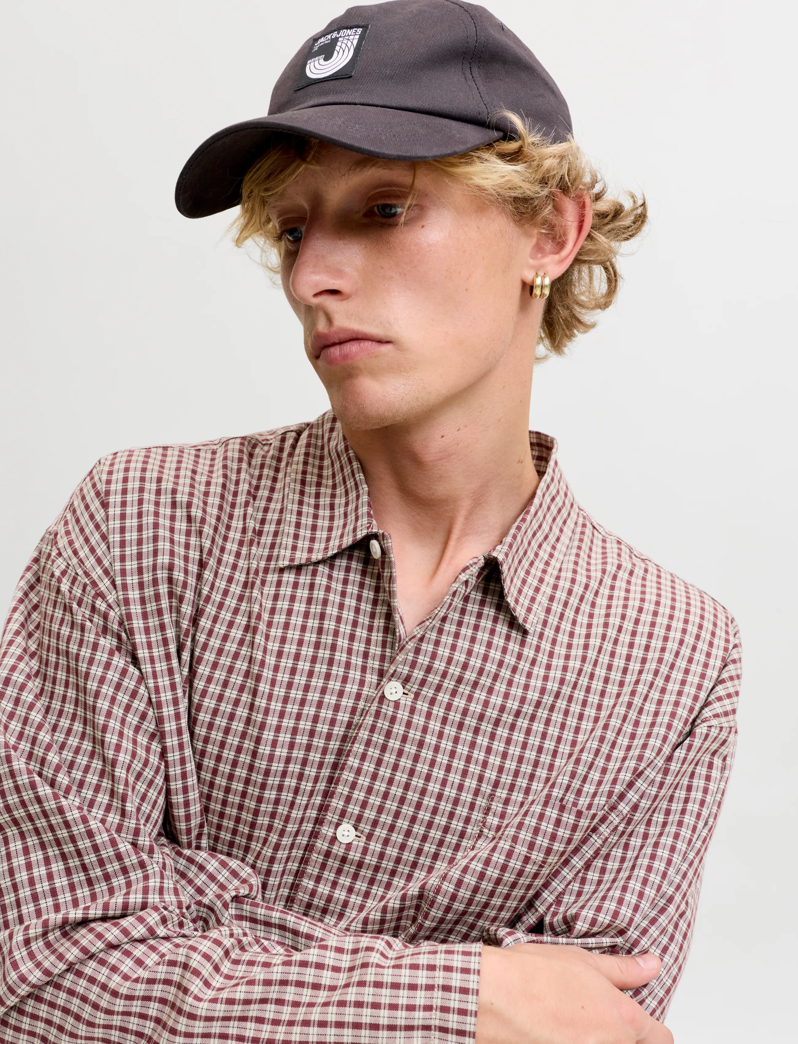 Jack & Jones - JORAUSTIN CLEAN CHECK SHIRT LS SN - ternede skjorter - chocolate truffle - 5