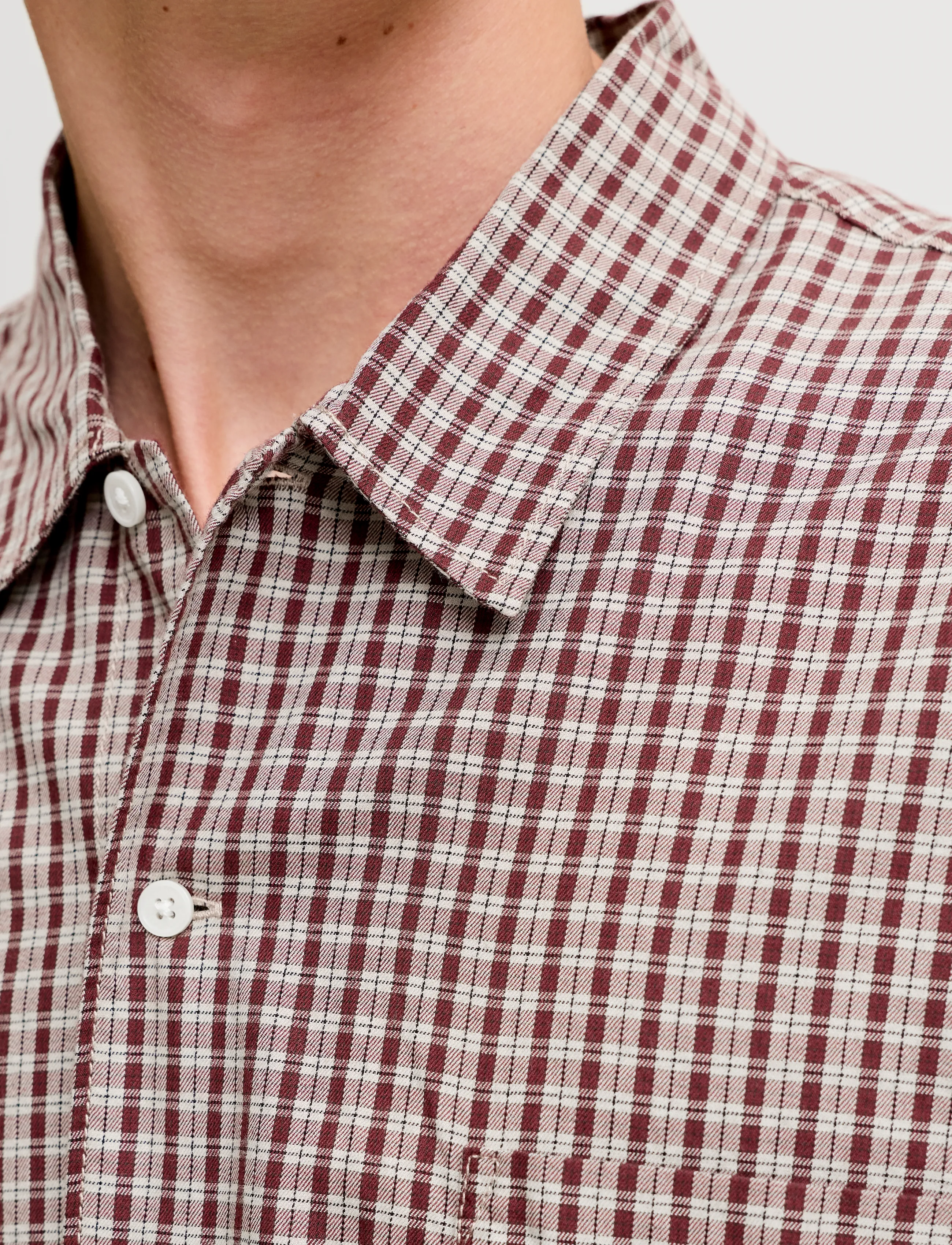 JACK & JONES Joraustin Clean Check Shirt Ls Sn rutiga skjortor herr – bild 6