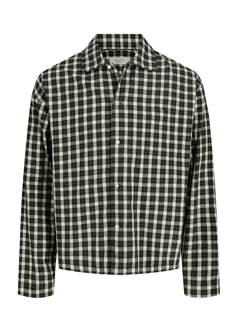 Jack & Jones - JORAUSTIN CLEAN CHECK SHIRT LS SN - rutiga skjortor - forest river - 1