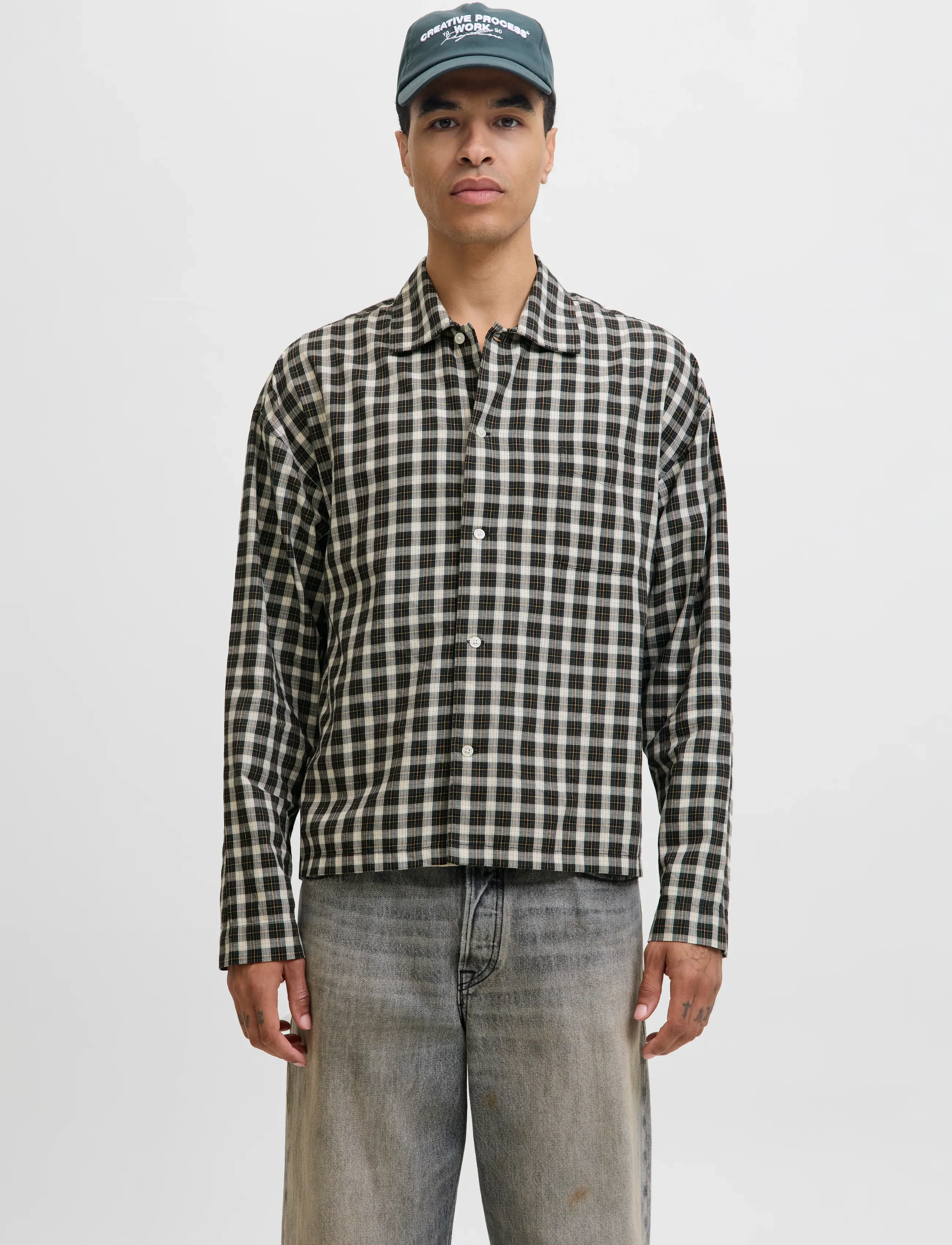 Jack & Jones JORAUSTIN CLEAN CHECK SHIRT LS SN - Pakkumised - FOREST RIVER / multi