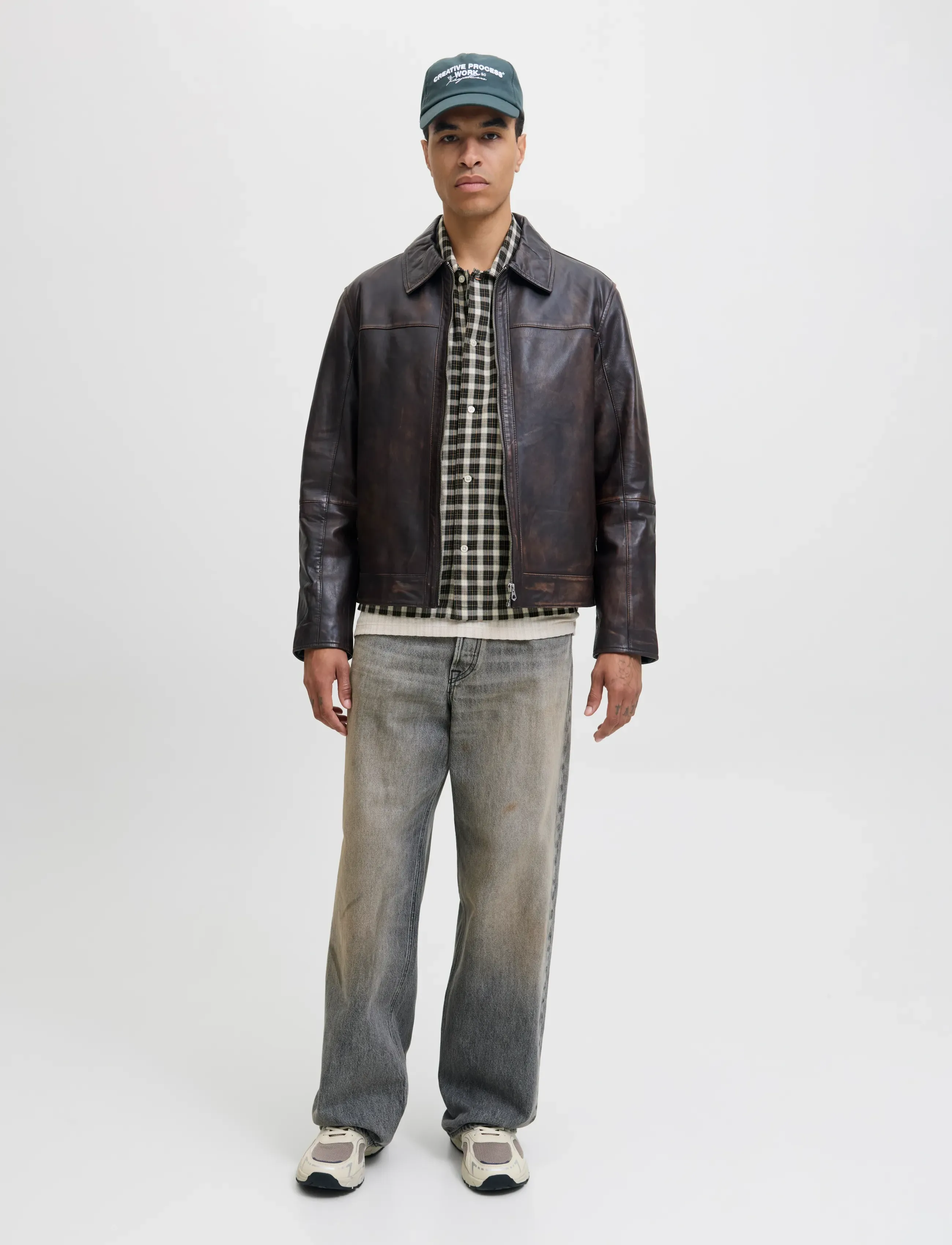 Jack & Jones - JORAUSTIN CLEAN CHECK SHIRT LS SN - karierte hemden - forest river - 4