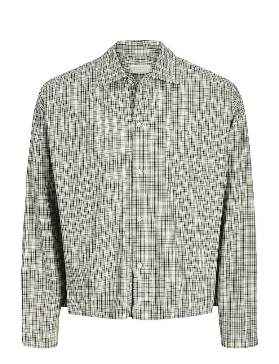 Jack & Jones - JORAUSTIN CLEAN CHECK SHIRT LS SN - ruudulised särgid - moonbeam - 1