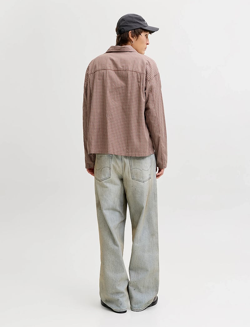 Jack & Jones - JORAUSTIN CLEAN CHECK SHIRT LS SN - karierte hemden - nutmeg - 3