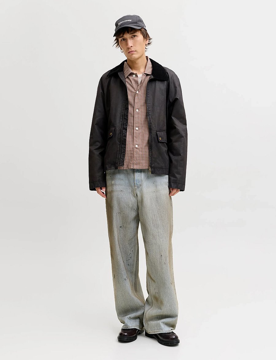 Jack & Jones - JORAUSTIN CLEAN CHECK SHIRT LS SN - ternede skjorter - nutmeg - 4