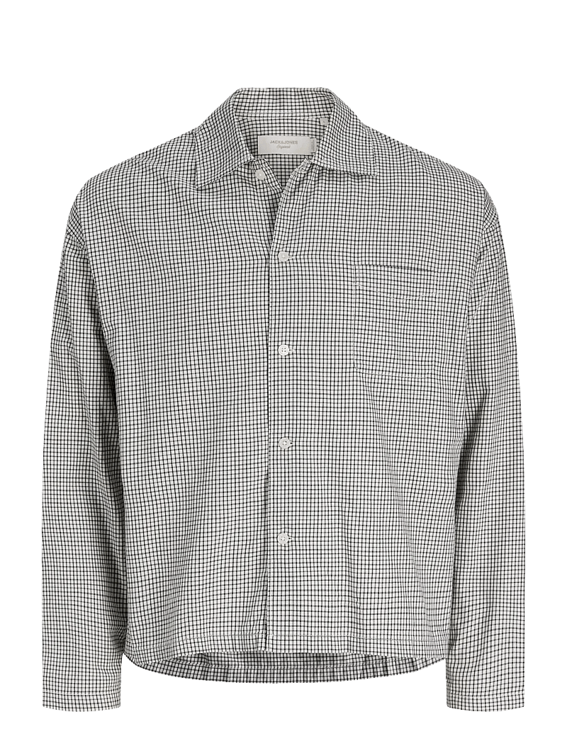 Jack & Jones - JORAUSTIN CLEAN CHECK SHIRT LS SN - ternede skjorter - odyssey gray - 1