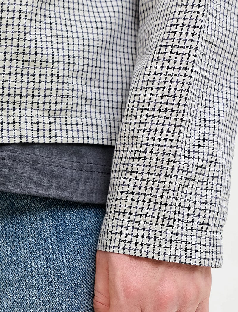Jack & Jones - JORAUSTIN CLEAN CHECK SHIRT LS SN - ternede skjorter - odyssey gray - 5