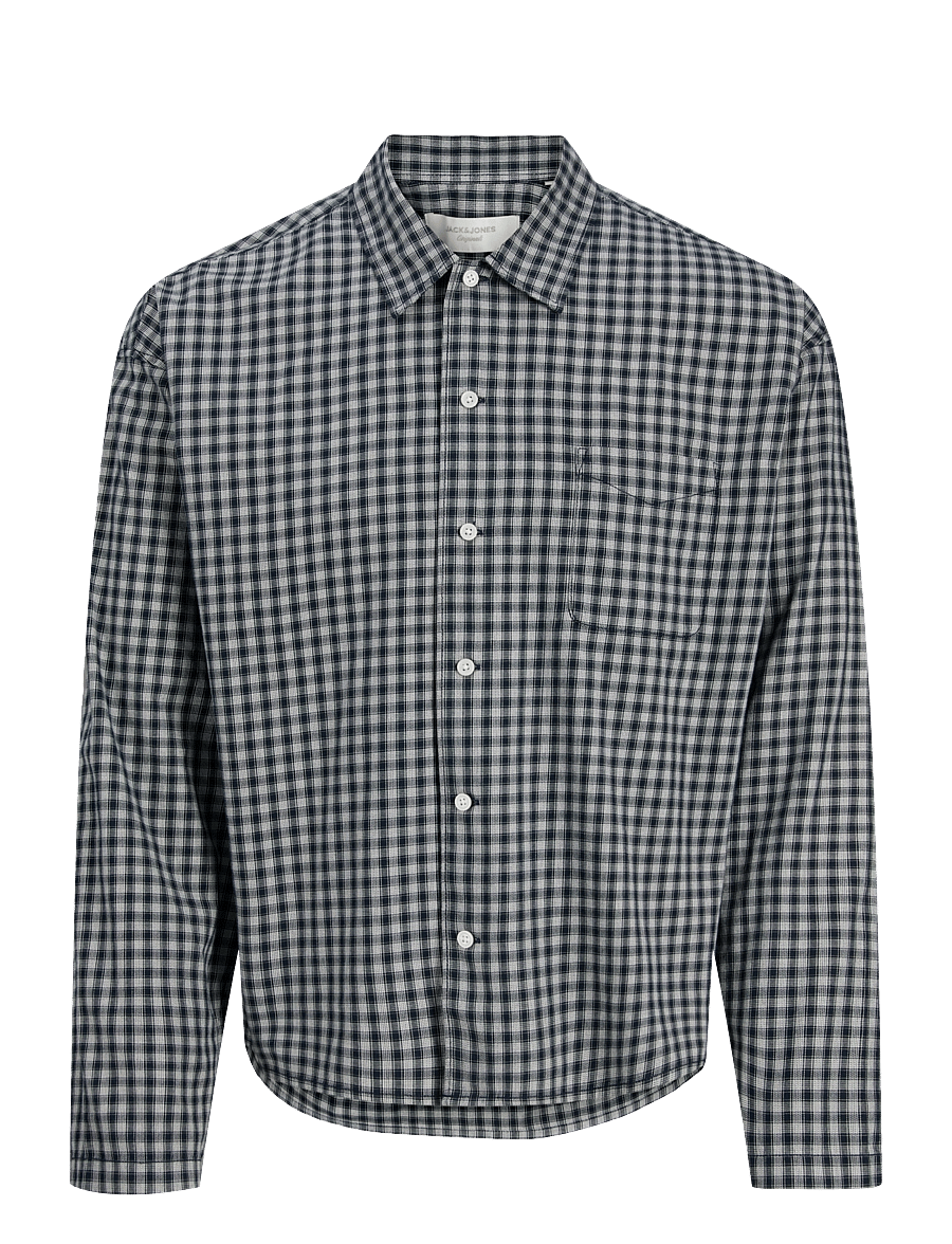 Jack & Jones - JORAUSTIN CLEAN CHECK SHIRT LS SN - ternede skjorter - sky captain - 1