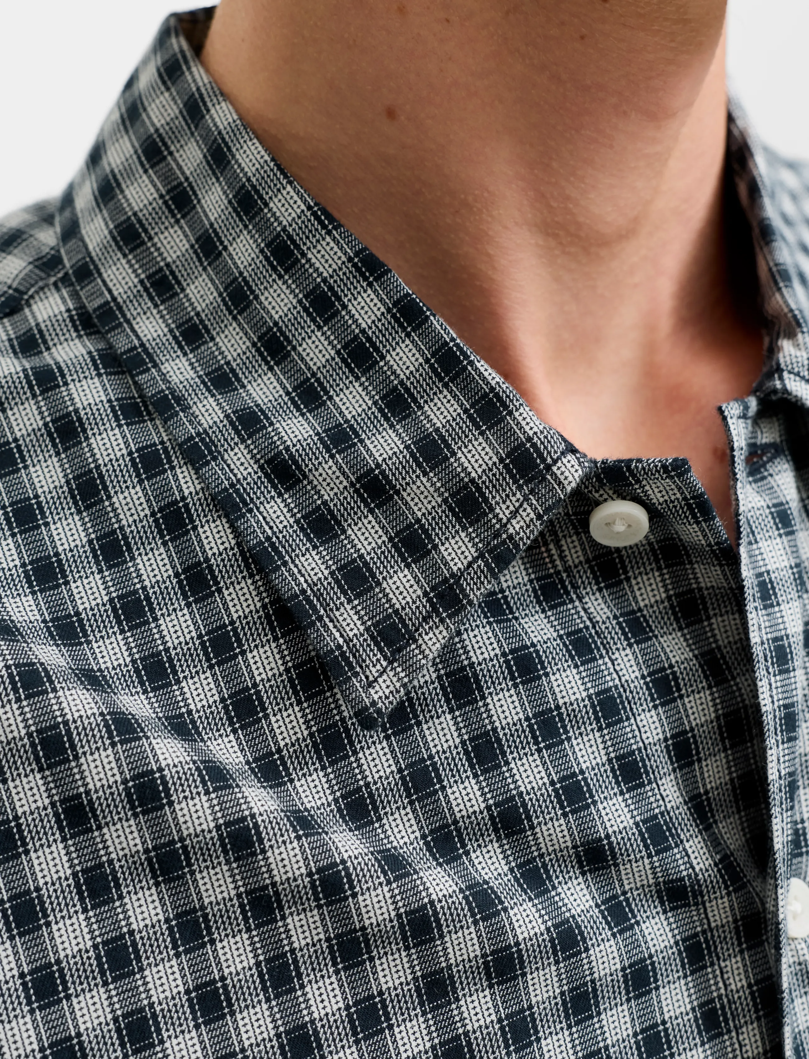 Jack & Jones - JORAUSTIN CLEAN CHECK SHIRT LS SN - ternede skjorter - sky captain - 5