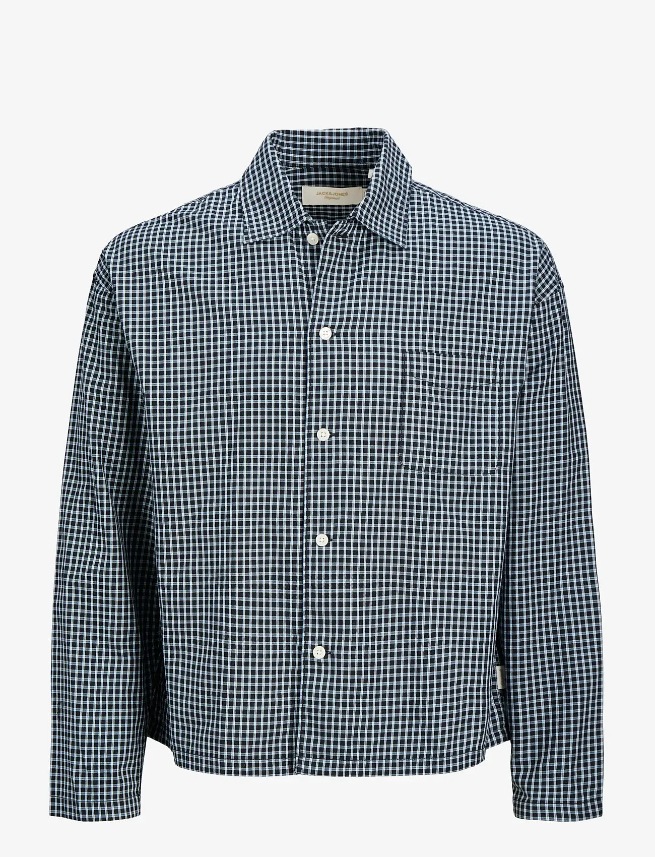 Jack & Jones - JORAUSTIN CLEAN CHECK SHIRT LS SN - ternede skjorter - sky captain - 1