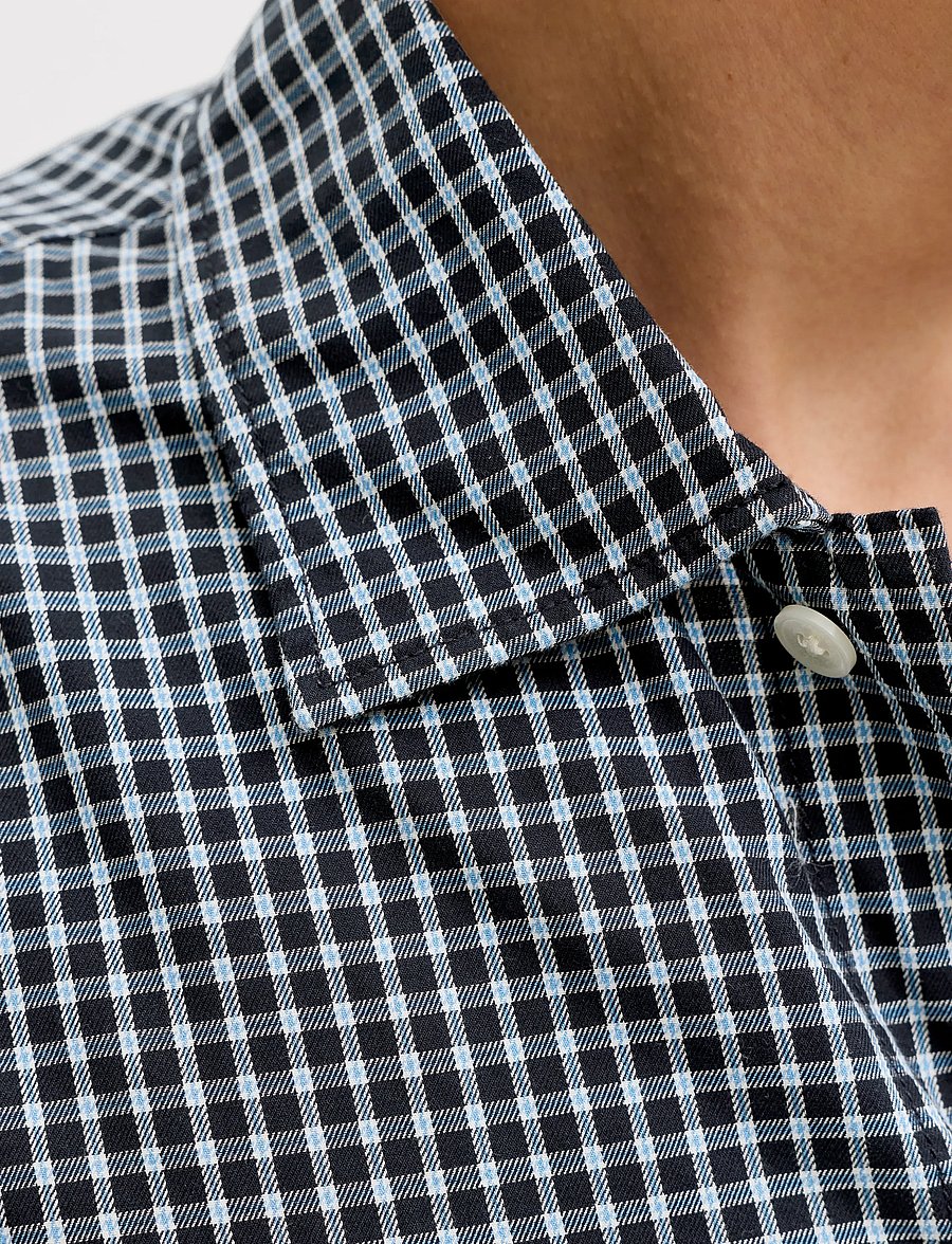 Jack & Jones - JORAUSTIN CLEAN CHECK SHIRT LS SN - ruudulised särgid - sky captain - 5