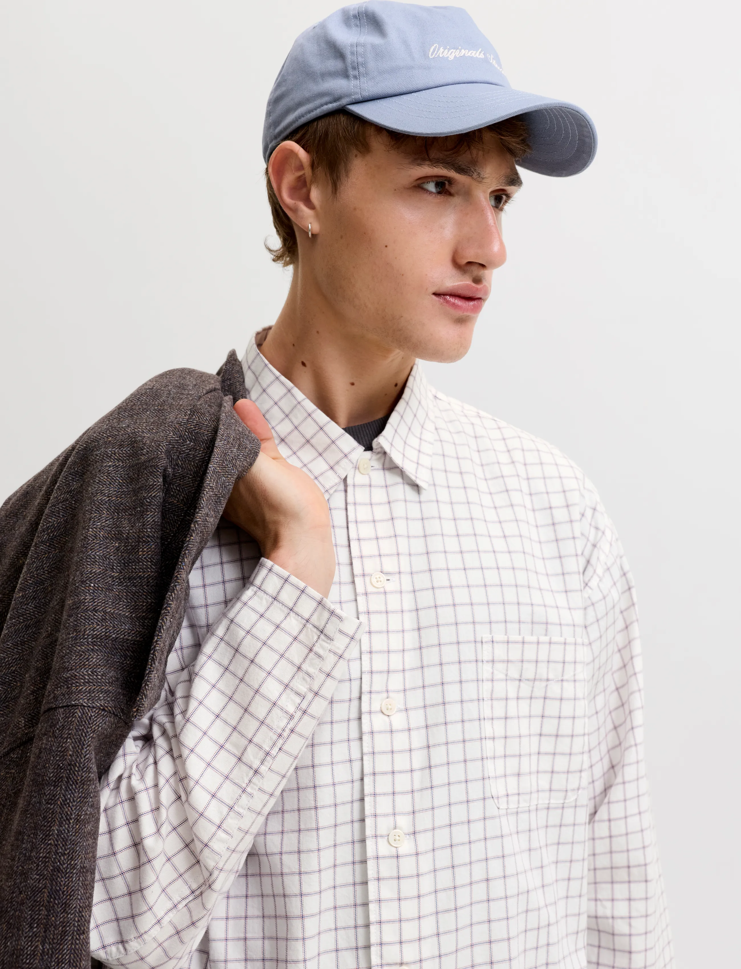JACK & JONES Joraustin Clean Check Shirt Ls Sn rutiga skjortor herr – bild 5