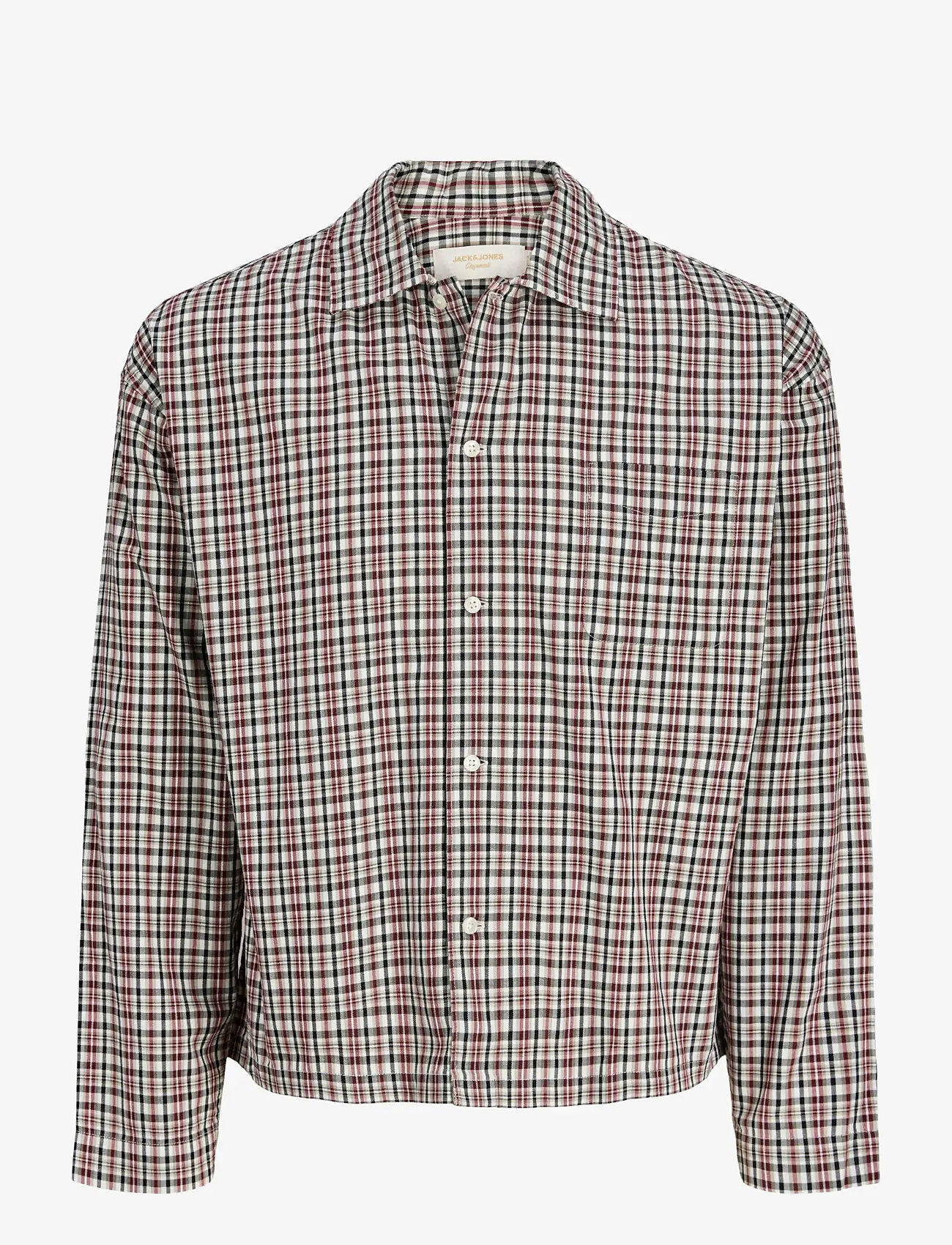 Jack & Jones - JORAUSTIN CLEAN CHECK SHIRT LS SN - ruudulised särgid - tibetan red - 1