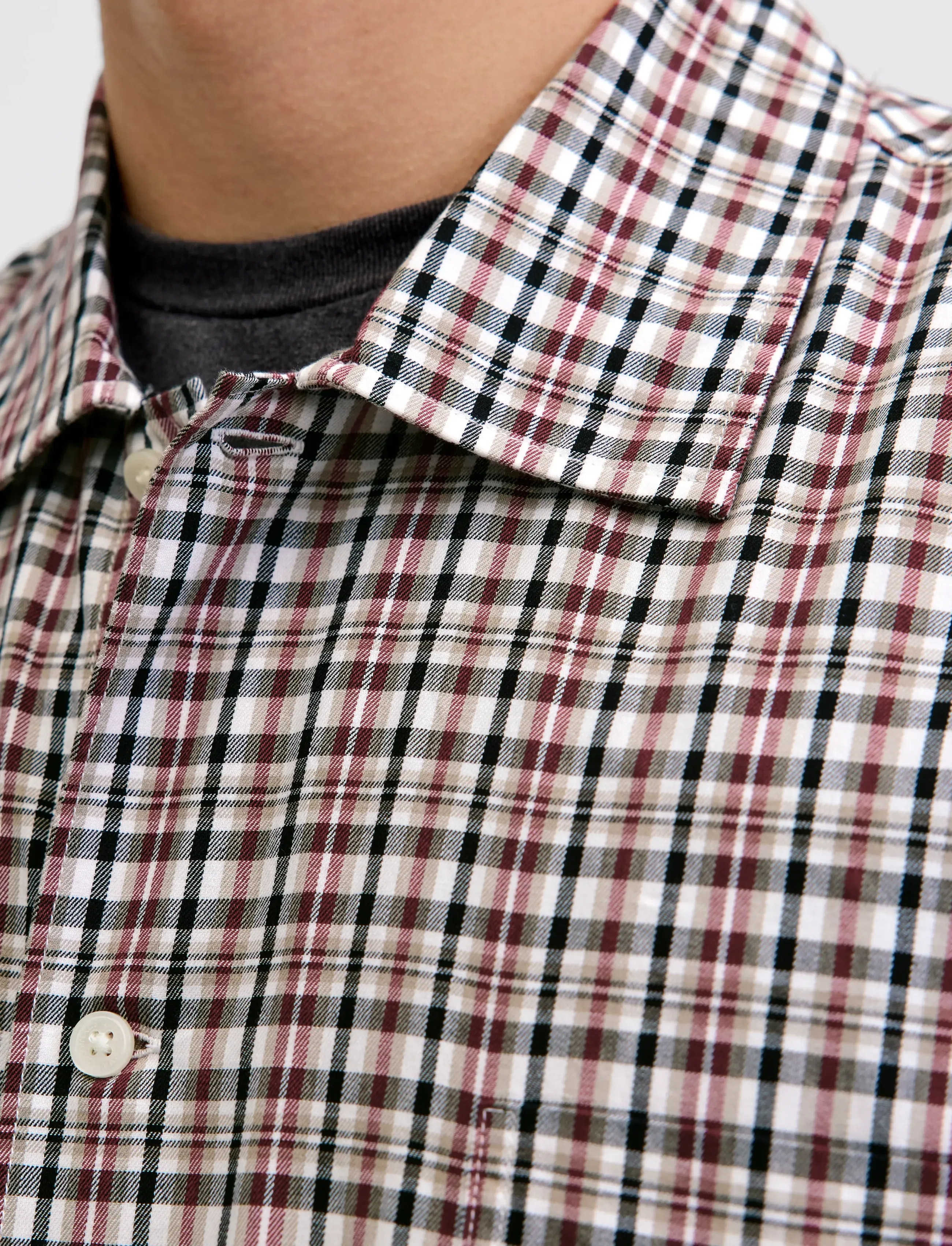 Jack & Jones - JORAUSTIN CLEAN CHECK SHIRT LS SN - chemises à carreaux - tibetan red - 4