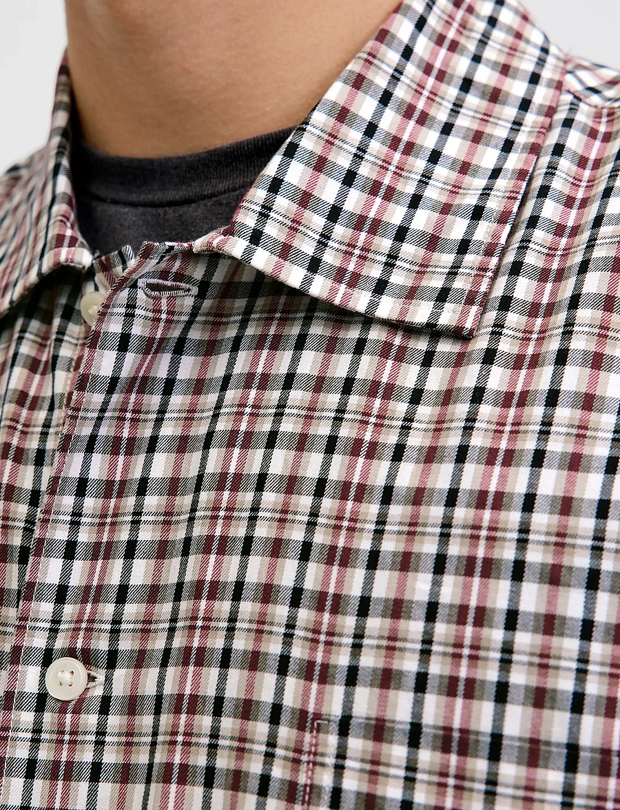 Jack & Jones - JORAUSTIN CLEAN CHECK SHIRT LS SN - chemises à carreaux - tibetan red - 4