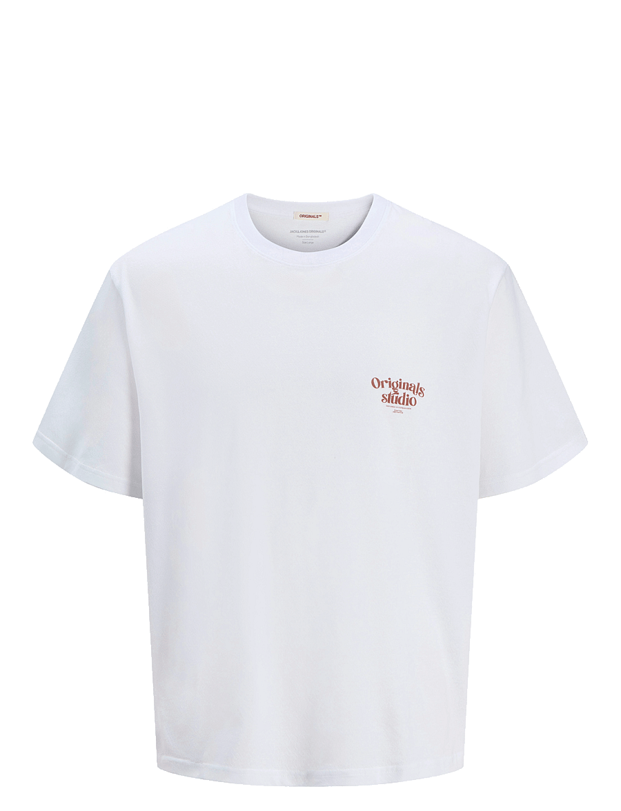 Jack & Jones - JORACAPULCO TYPE TEE SS CREW NECK - bright white - 1