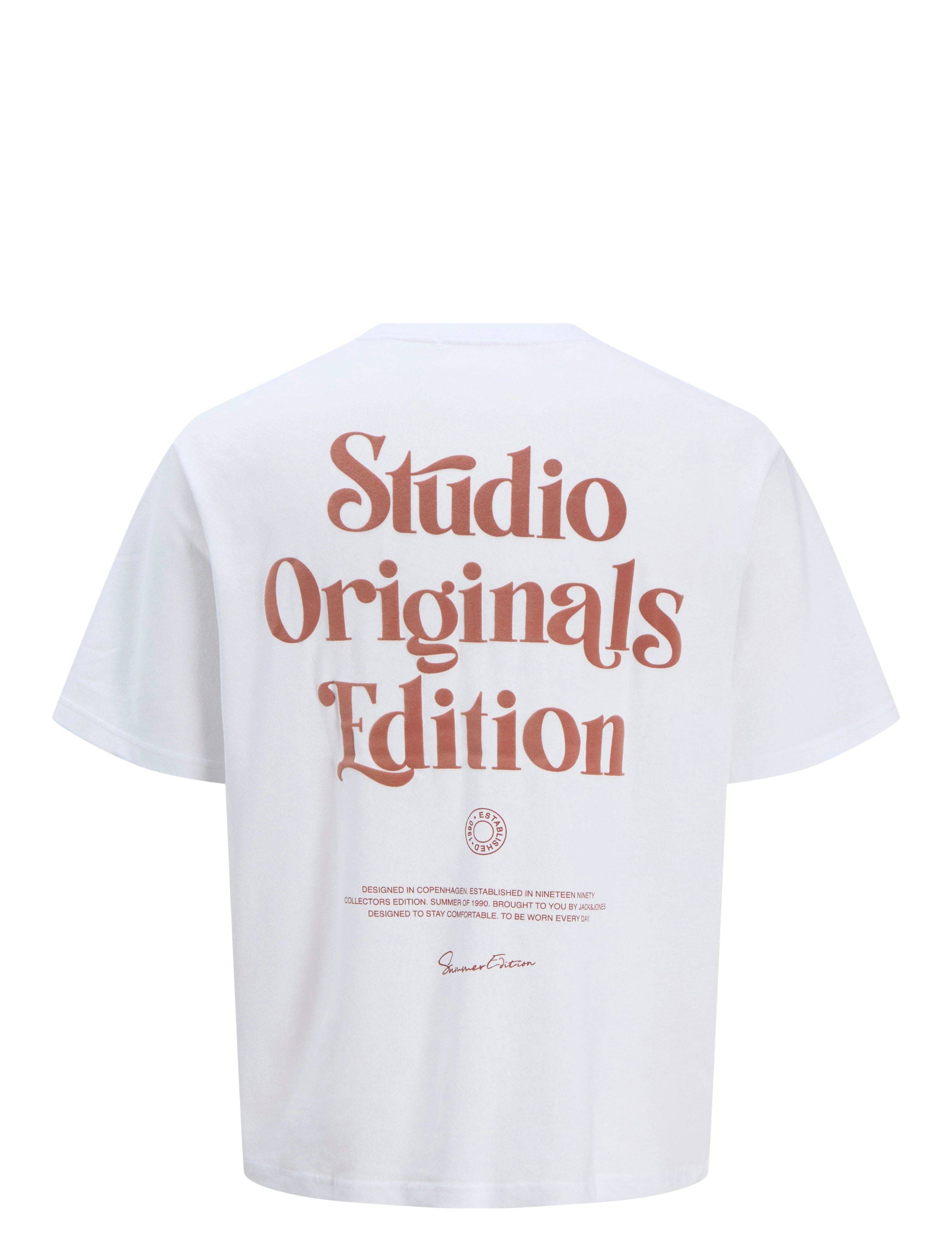 Jack & Jones - JORACAPULCO TYPE TEE SS CREW NECK - bright white - 2