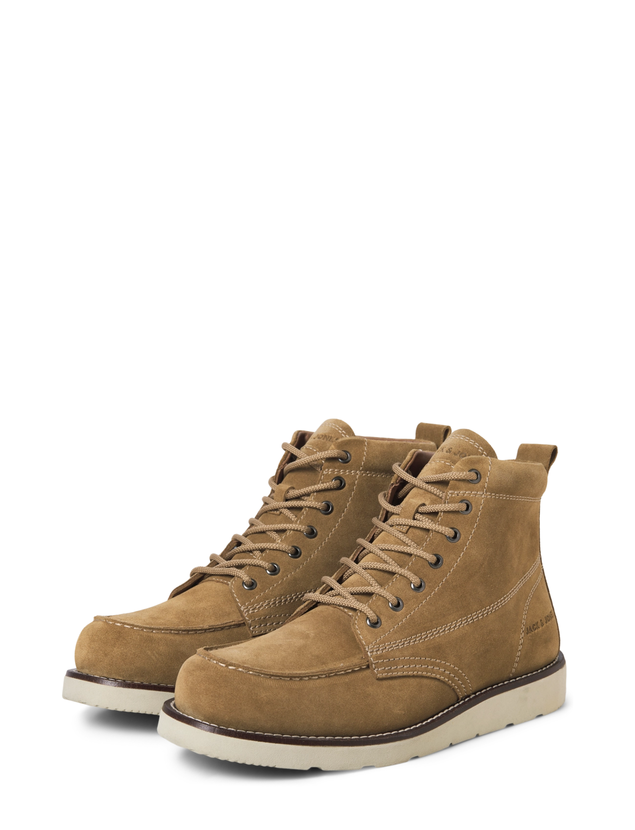 Jack & Jones - JFWTORONTO SUEDE BOOT LN - mustard gold - 4