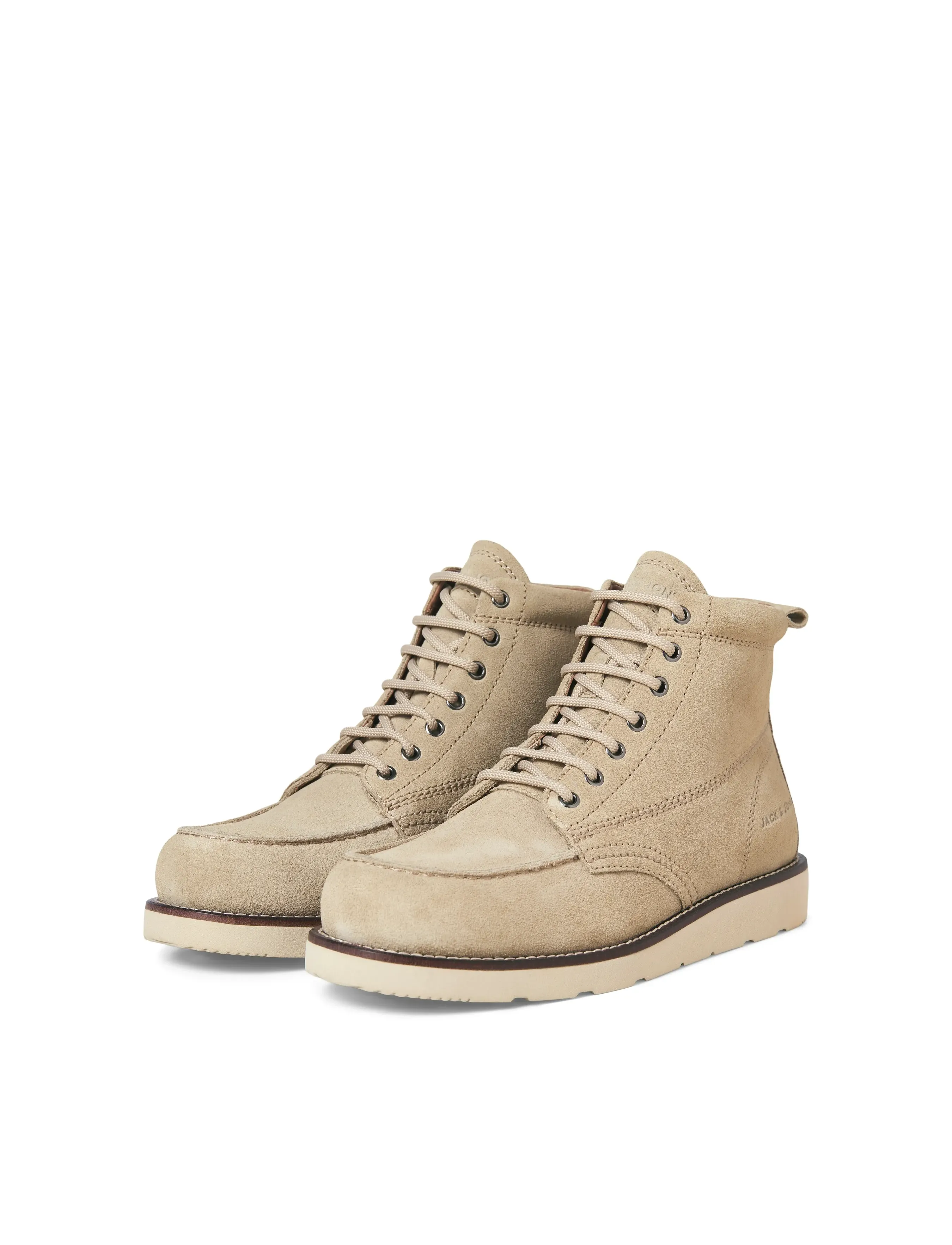 Jack & Jones - JFWTORONTO SUEDE BOOT STYD LN - white pepper - 2
