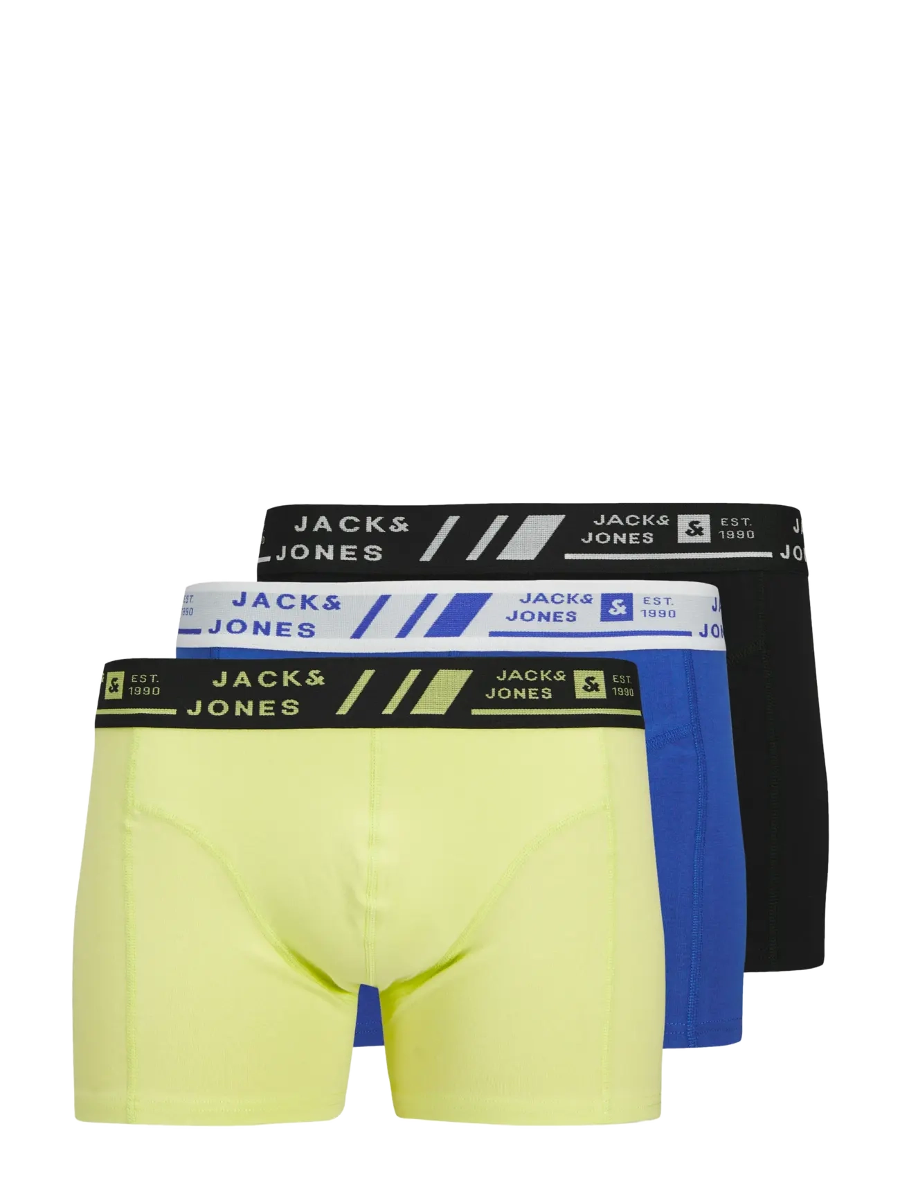 Jack & Jones - JACANGUS SOLID TRUNKS 3 PACK - beaucoup blue - 1