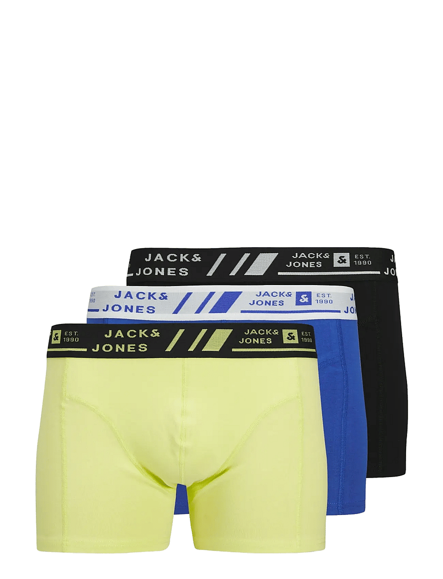 Jack & Jones - JACANGUS SOLID TRUNKS 3 PACK - beaucoup blue - 1