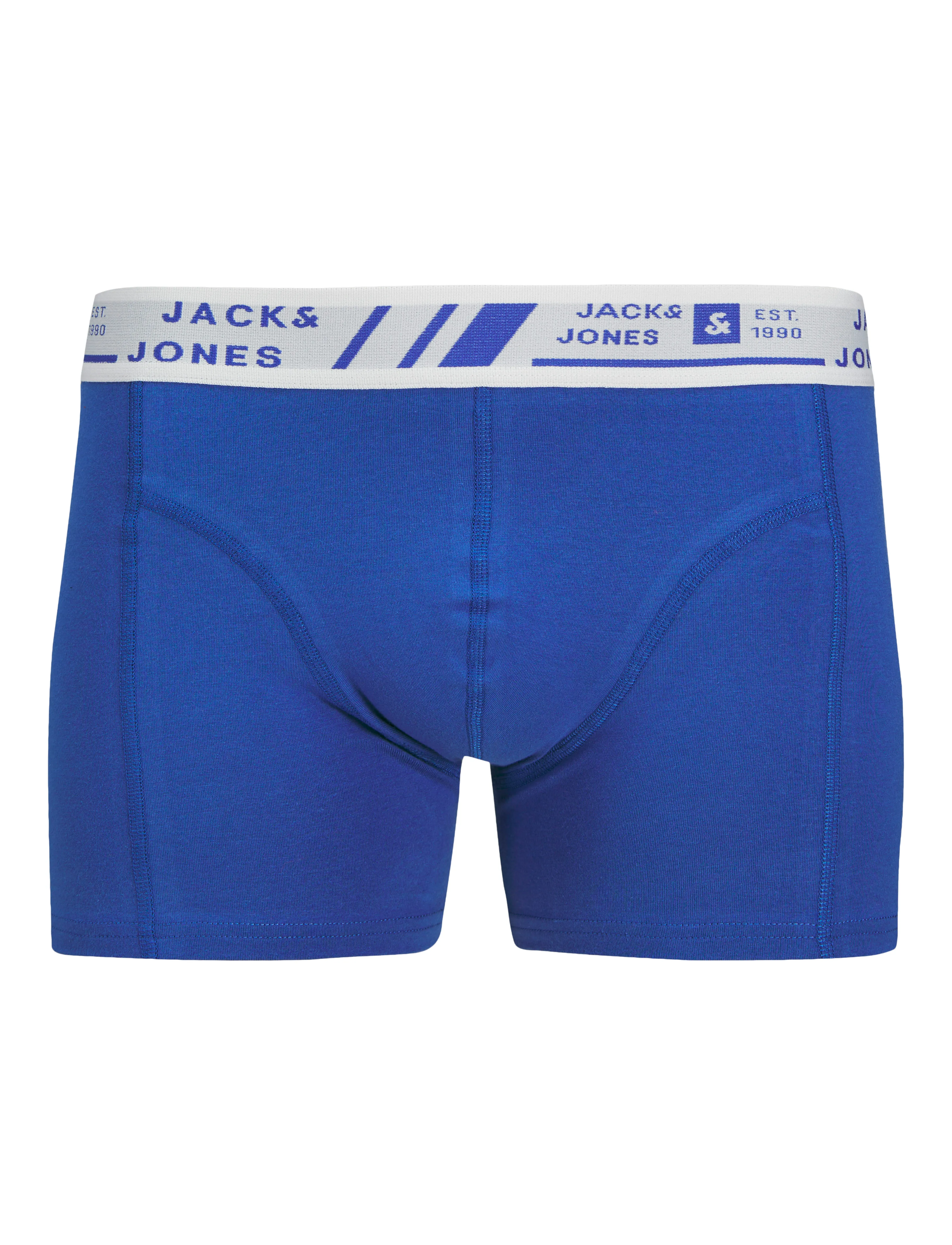Jack & Jones - JACANGUS SOLID TRUNKS 3 PACK - beaucoup blue - 3