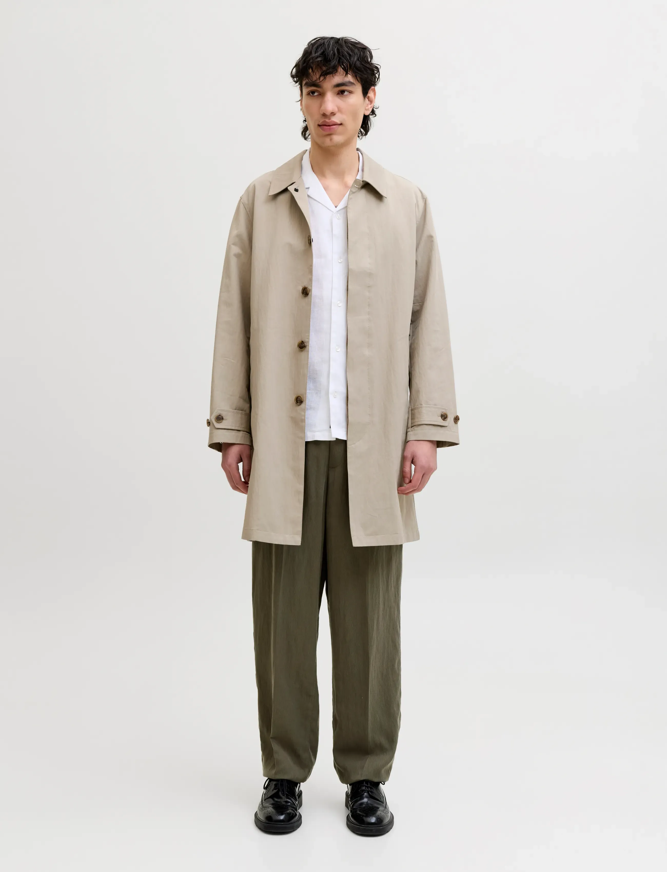 Jack & Jones - JPSTKARL SKYE JOGGER SN - „chino“ stiliaus kelnės - crocodile - 4