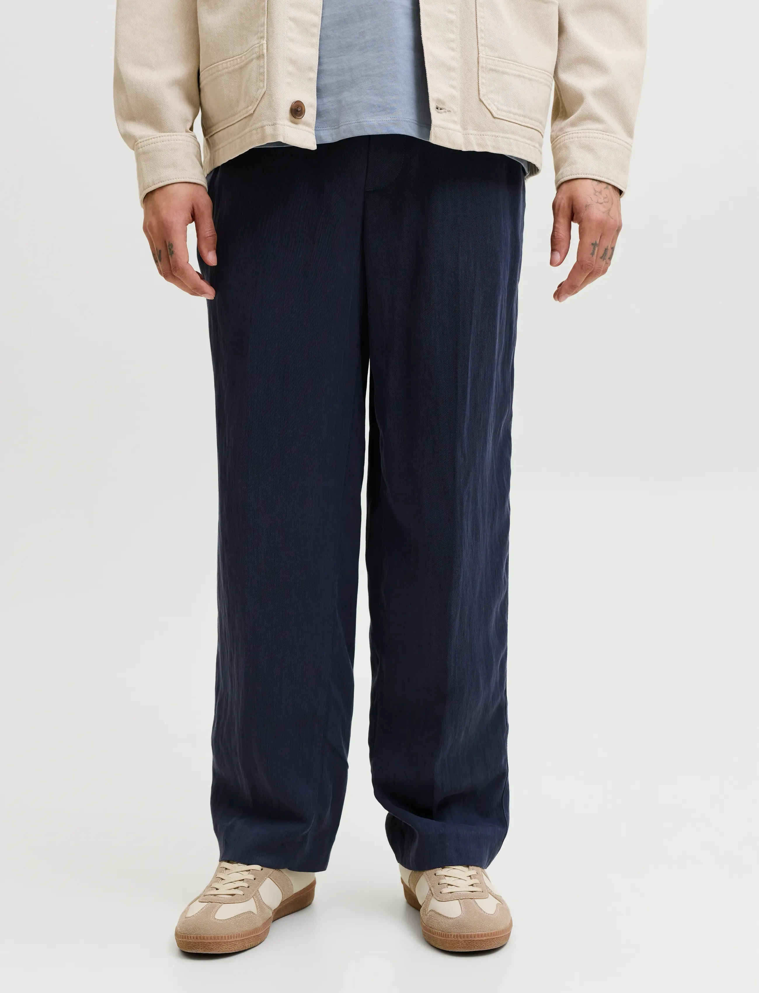 Jack & Jones JPSTKARL SKYE JOGGER SN - Trousers - NIGHT SKY / navy