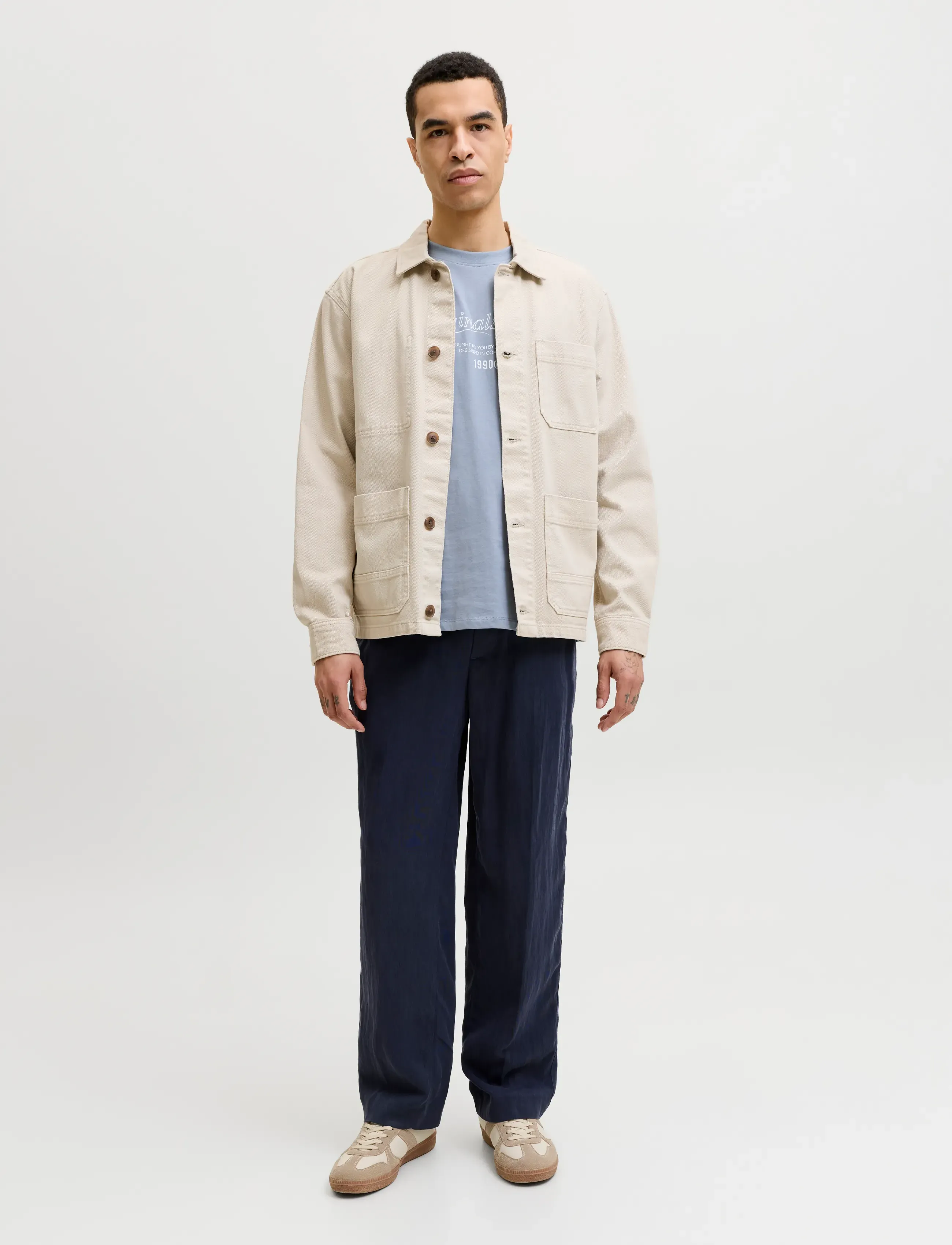 Jack & Jones - JPSTKARL SKYE JOGGER SN - chino's - night sky - 4
