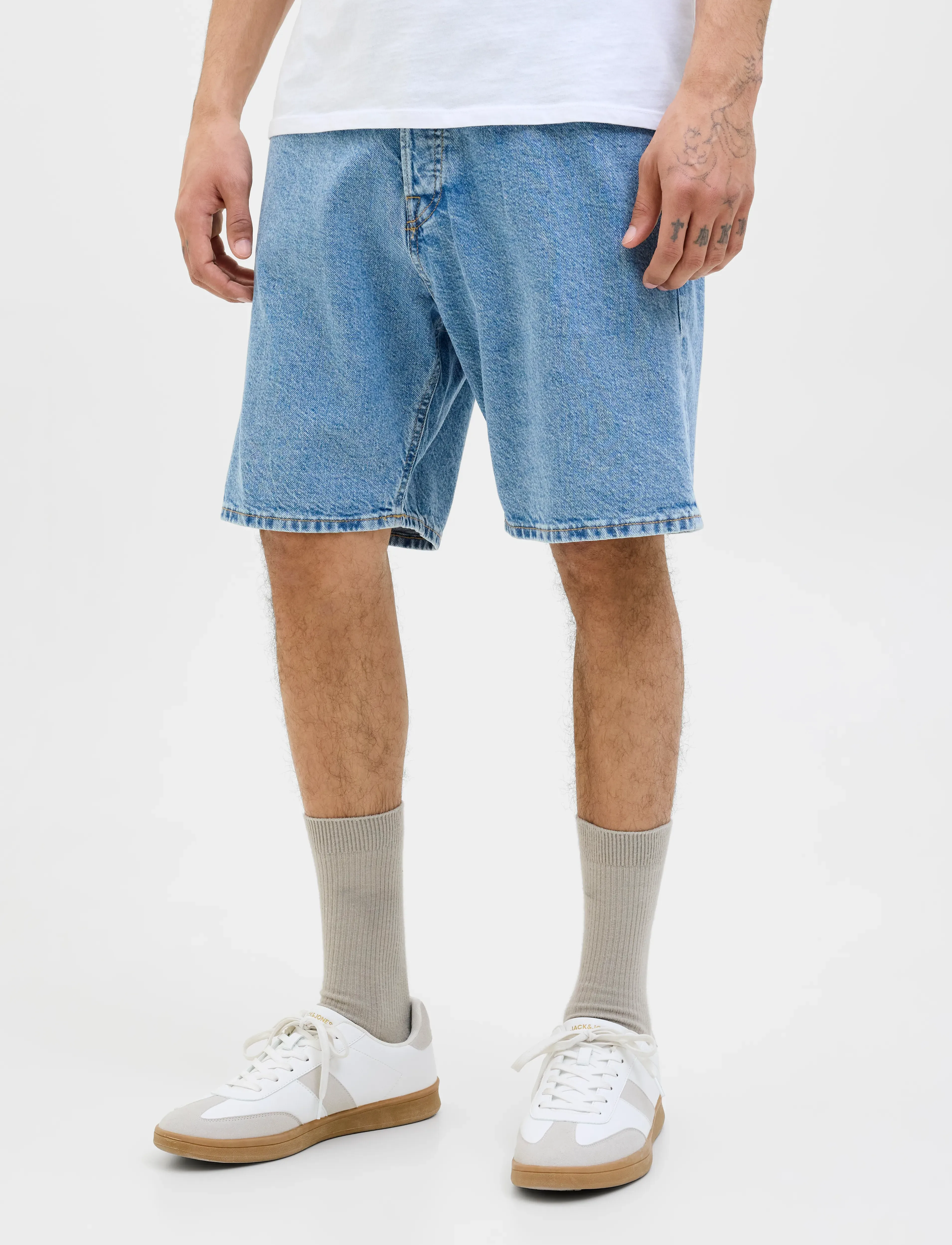 Jack & Jones - JJITONY JJORG SHORTS SQ 738/731 2PK MP - blue denim - 4