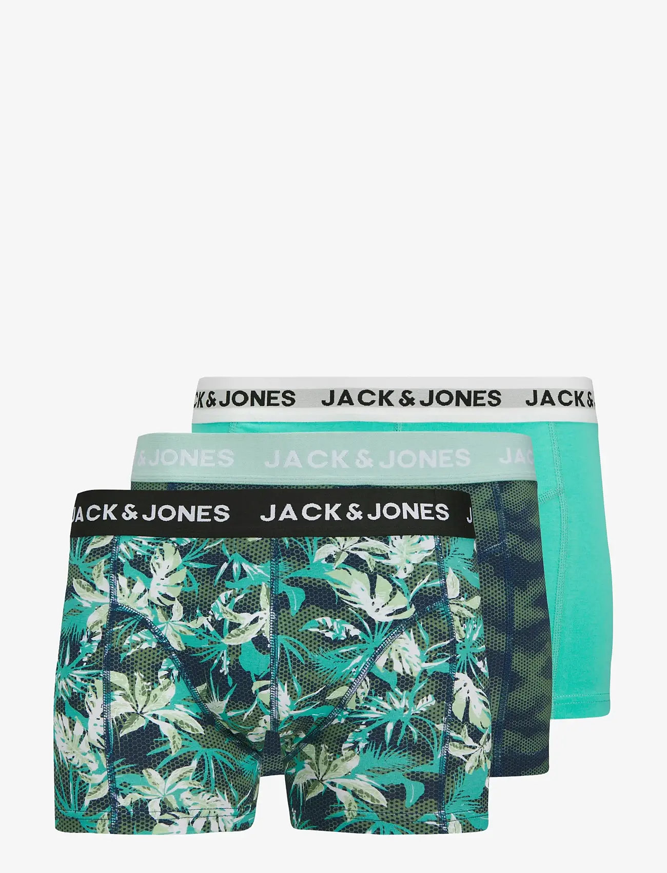 Jack & Jones - JACTASMANIA TRUNKS 3 PACK - sea spray - 0