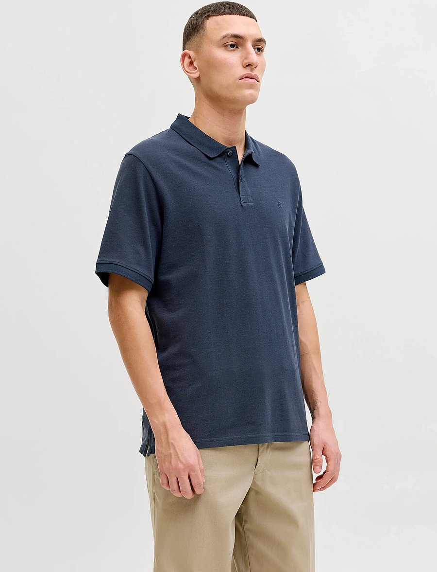 Jack & Jones - JJEBASIC POLO SS 3PK MP NOOS - kortærmede poloer - navy blazer - 0