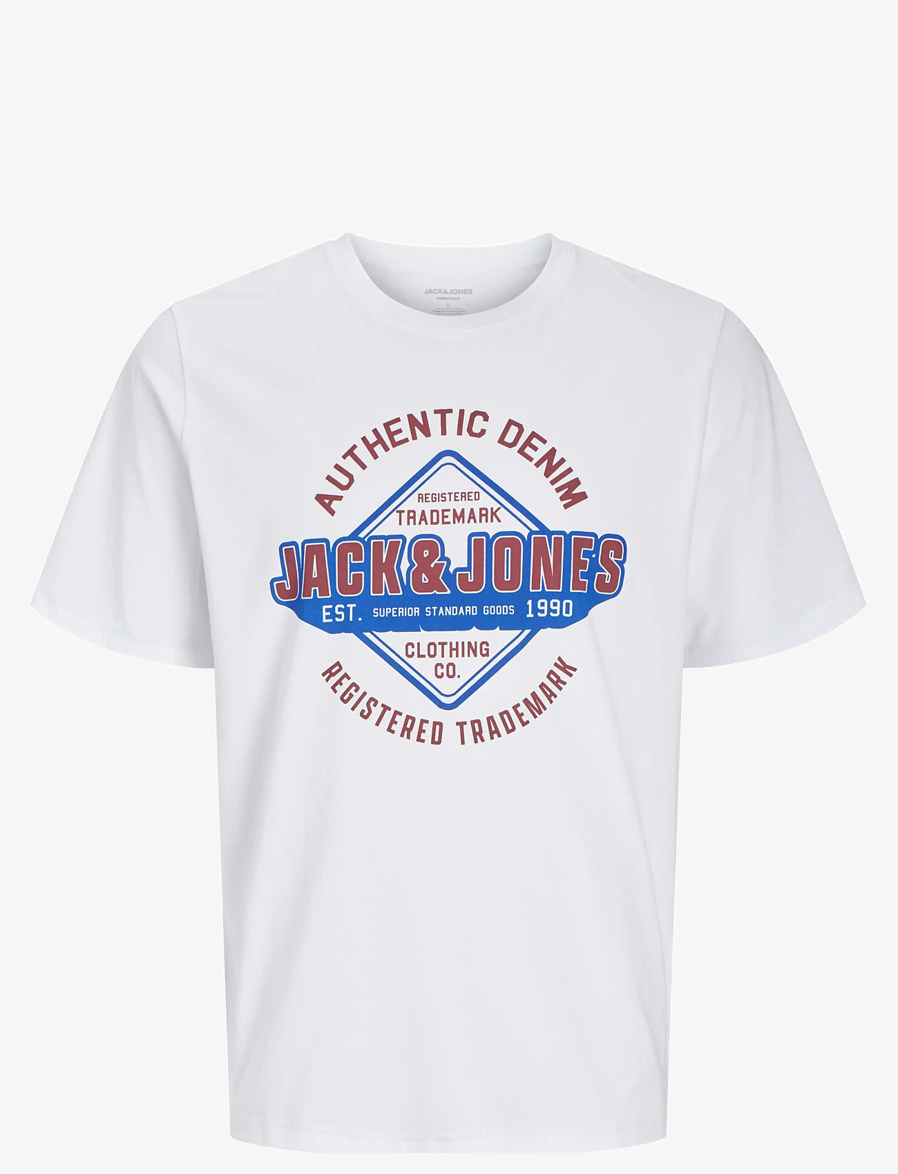 Jack & Jones - JJELOGO TEE SS O-NECK 2 COL SS25 3PK MP - kortærmede t-shirts - chambray blue - 2