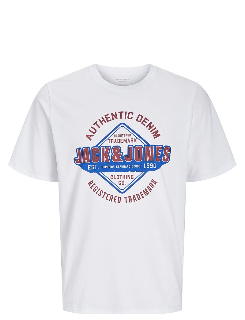 Jack & Jones - JJELOGO TEE SS O-NECK 2 COL SS25 3PK MP - kortærmede t-shirts - chambray blue - 2