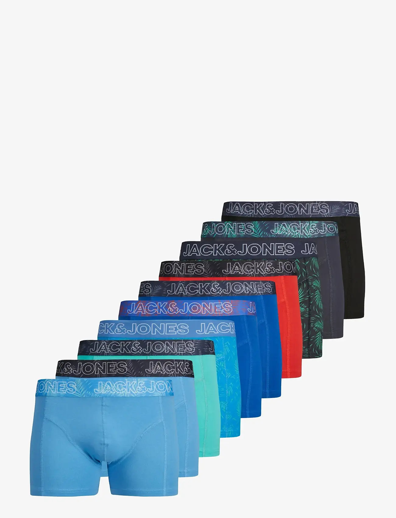 Jack & Jones - JACCANVEY TRUNKS 10 PACK LN - boxer briefs - india ink - 1