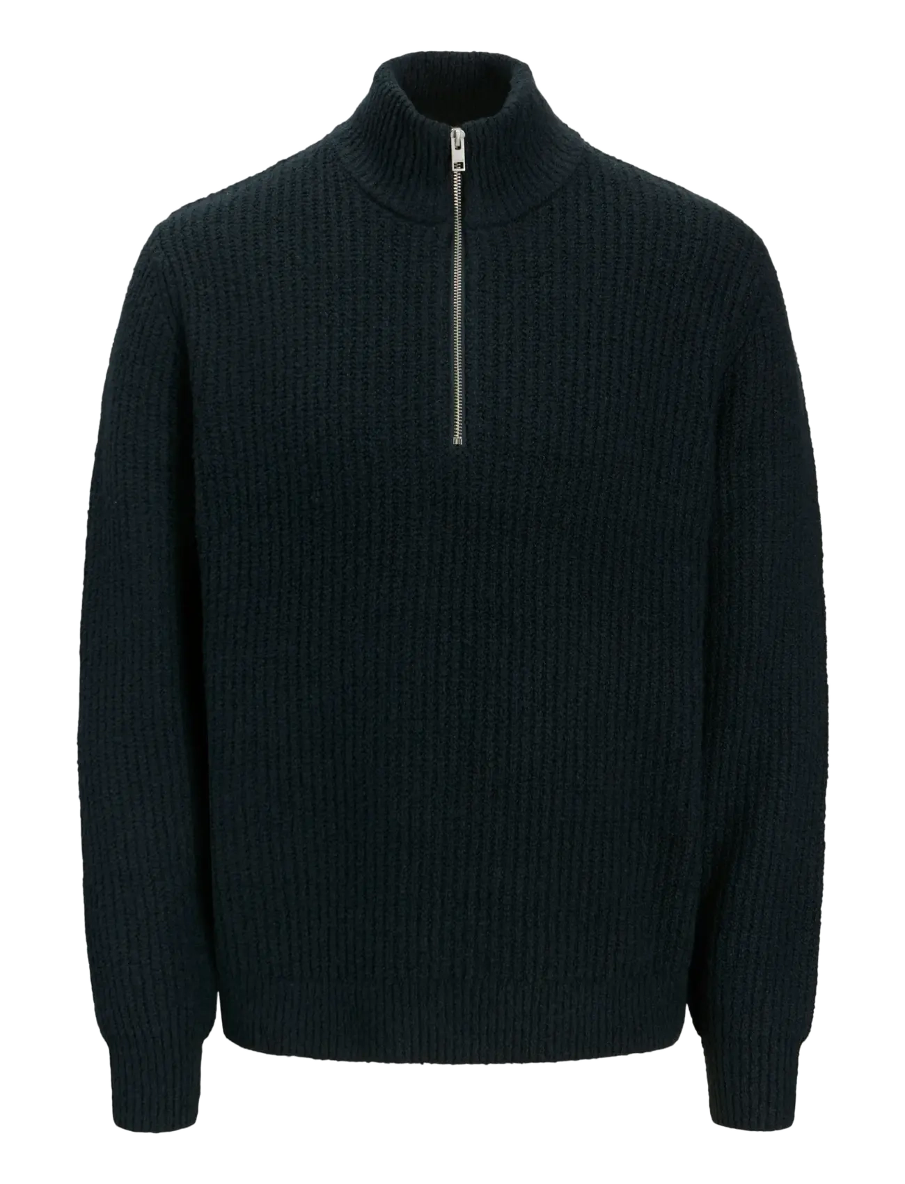 JACK & JONES Jprwinter Knit Half Zip Styd Aw24 Grün - L - Herren