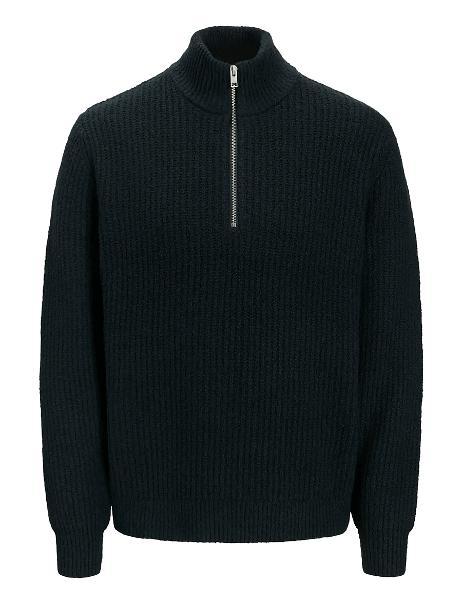 Jack & Jones - JPRWINTER KNIT HALF ZIP STYD AW24 - pullover mit halbem reißverschluss - forest river - 0