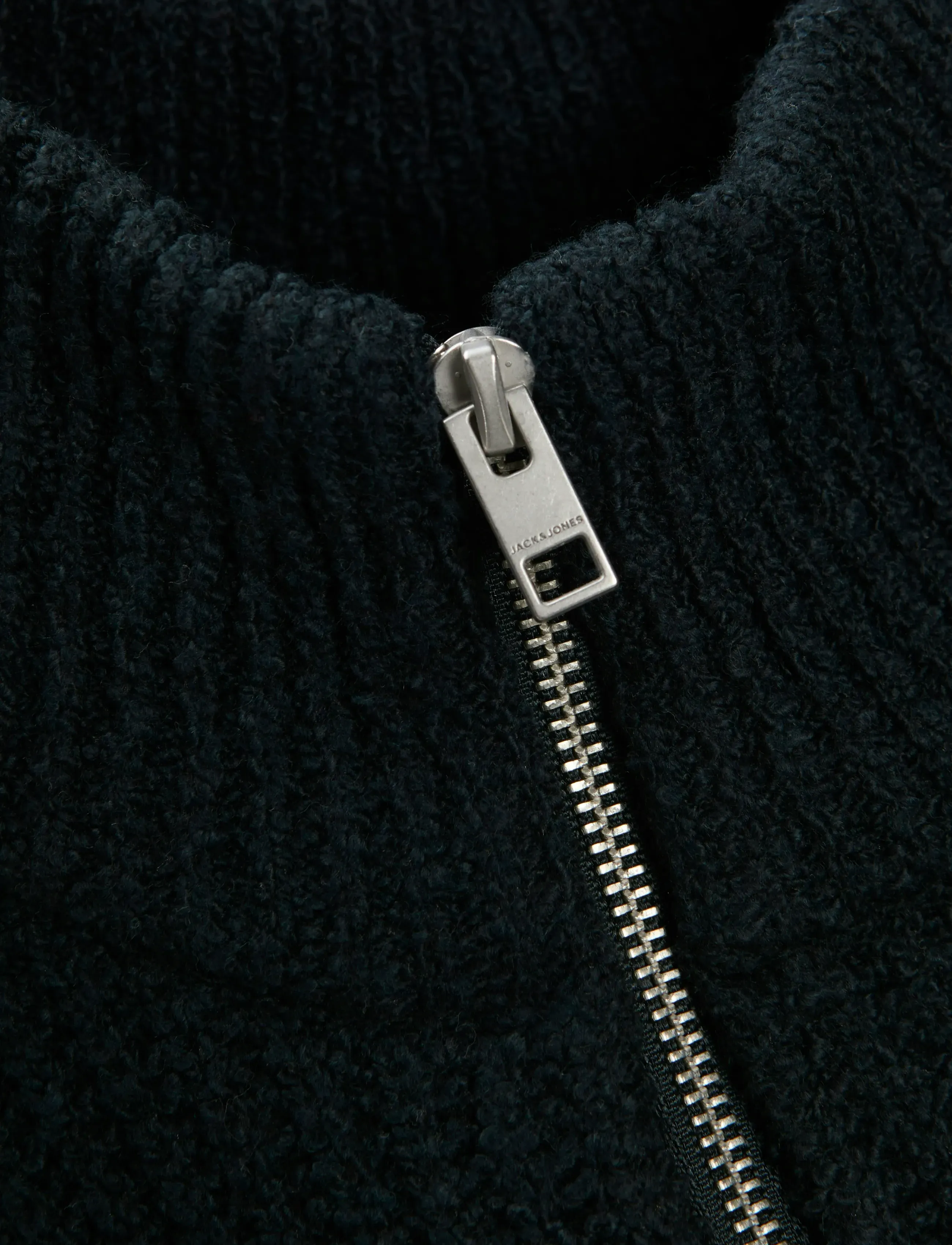Jack & Jones - JPRWINTER KNIT HALF ZIP STYD AW24 - hálfrenndar peysur - forest river - 3
