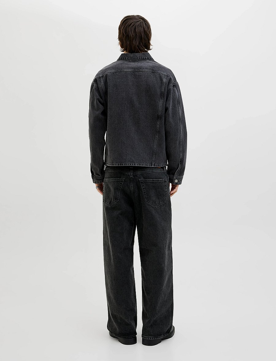 Jack & Jones - JJIDAVE JJCOOPER AM 368 NOOS - weite jeans - black denim - 3