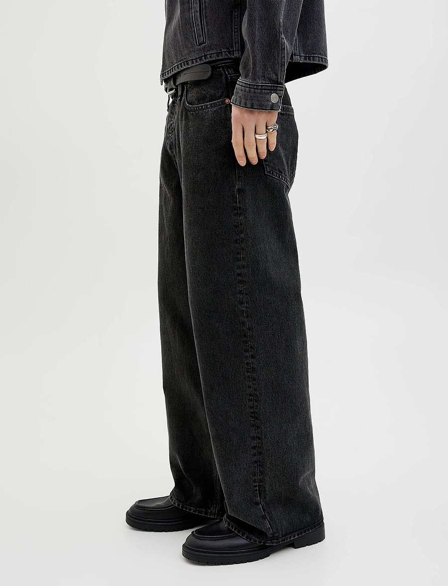 Jack & Jones - JJIDAVE JJCOOPER AM 368 NOOS - weite jeans - black denim - 4