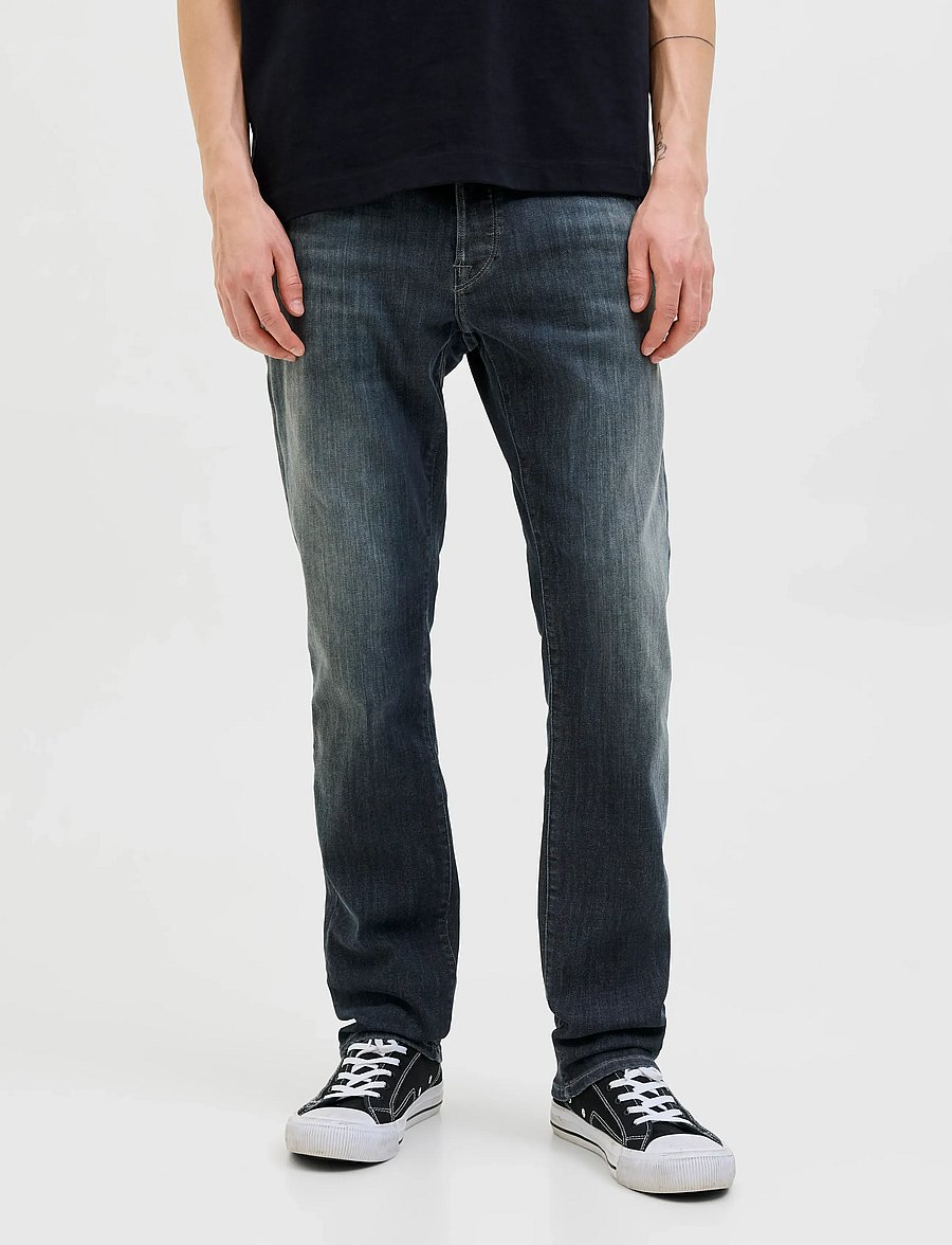 Jack & Jones - JJIGLENN JJFOX AM 497 SPS NOOS - slim fit jeans - blue denim - 0